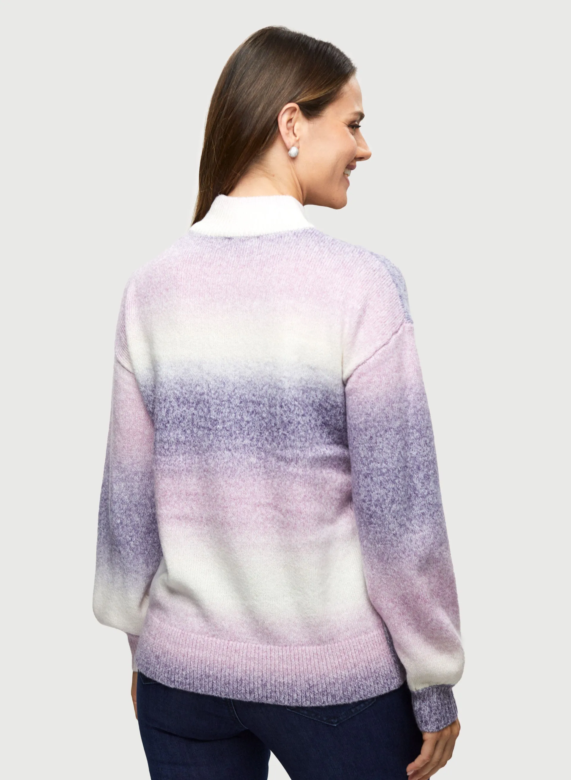 Mock Neck Gradient Sweater sold by Laura product image thumbnail 4