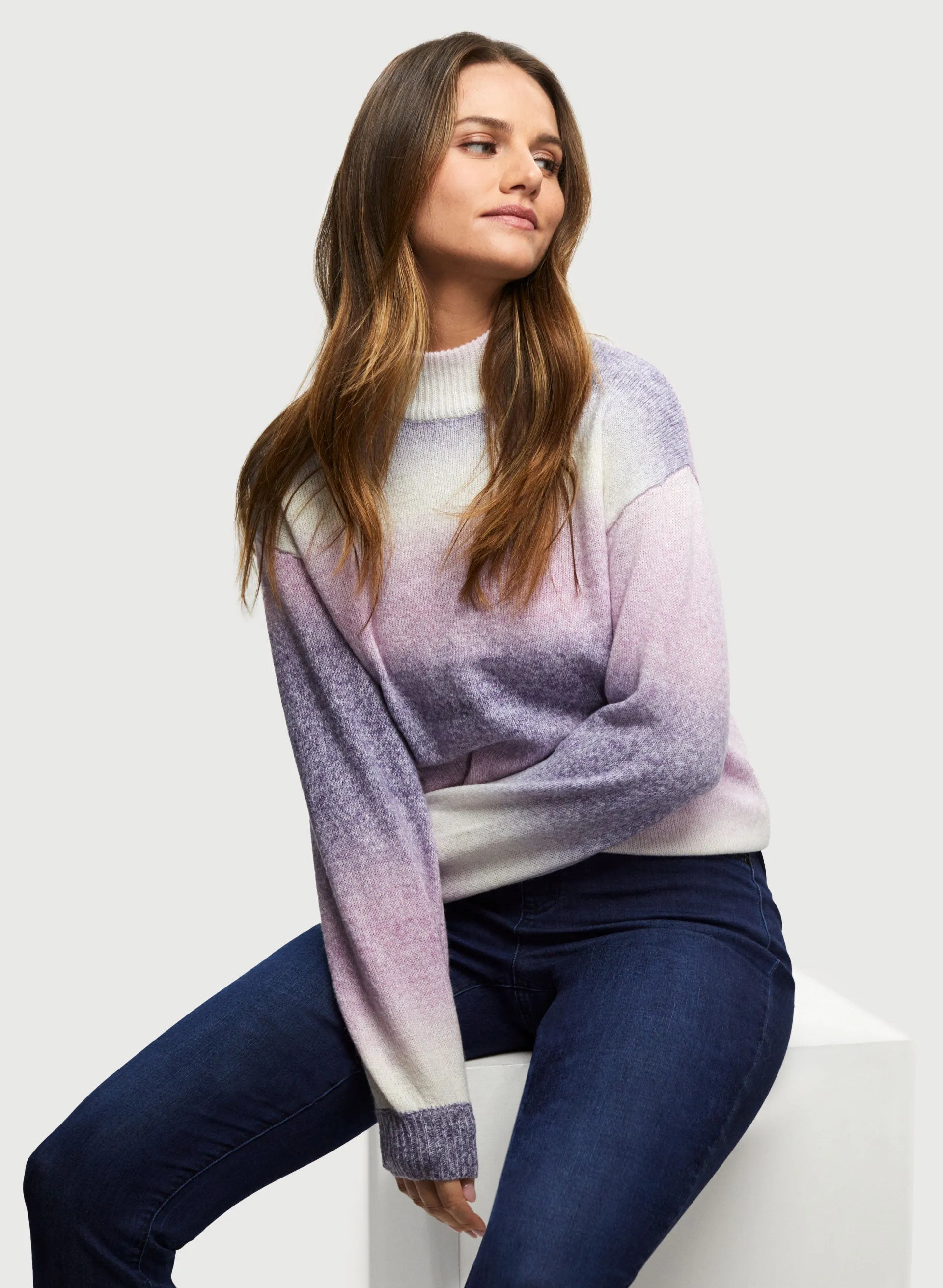 Mock Neck Gradient Sweater sold by Laura product image thumbnail 5