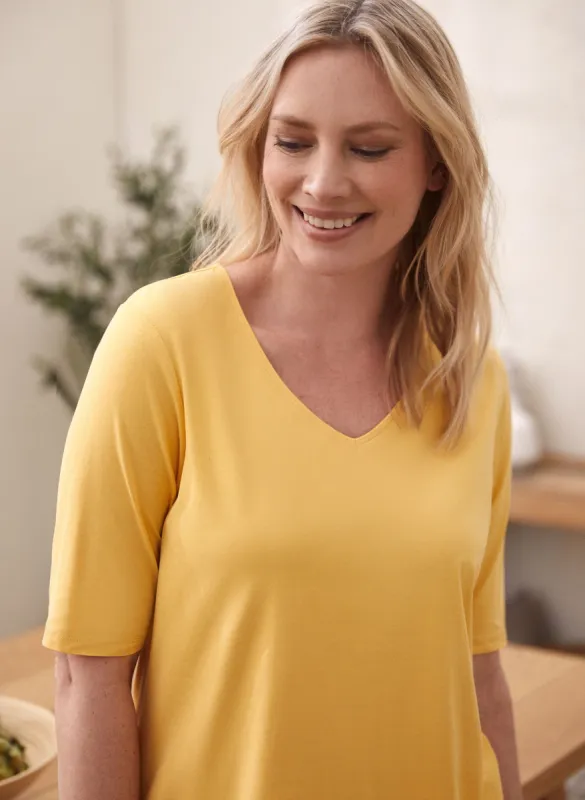 Elbow Sleeve Tee sold by Laura