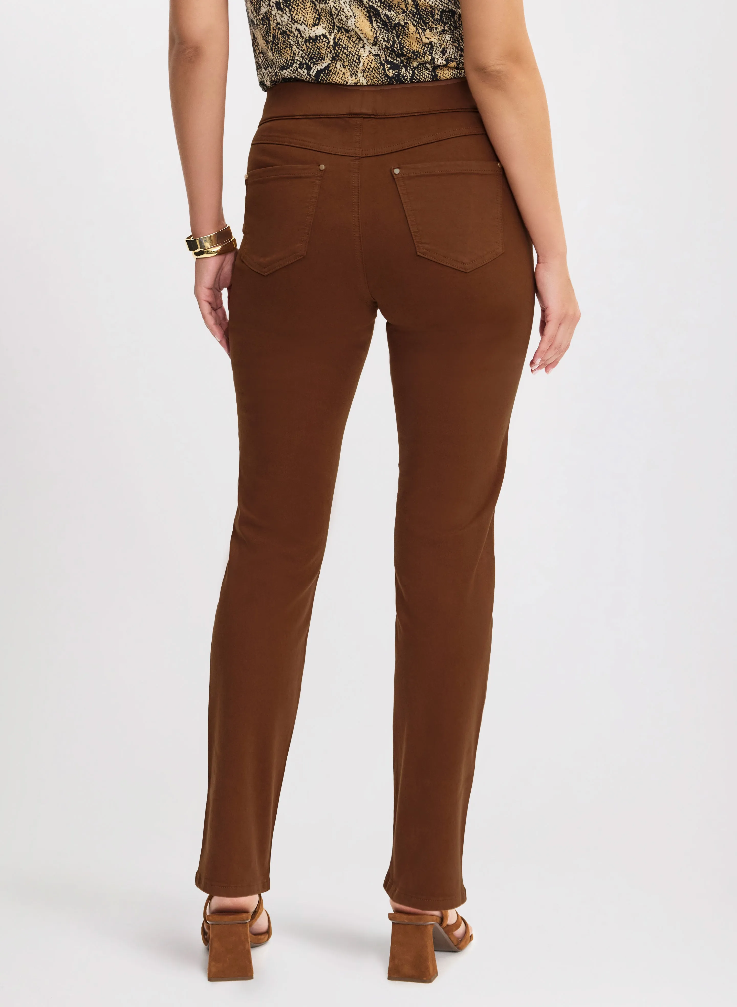 Pull-On Straight Leg Jeans sold by Laura product image thumbnail 2