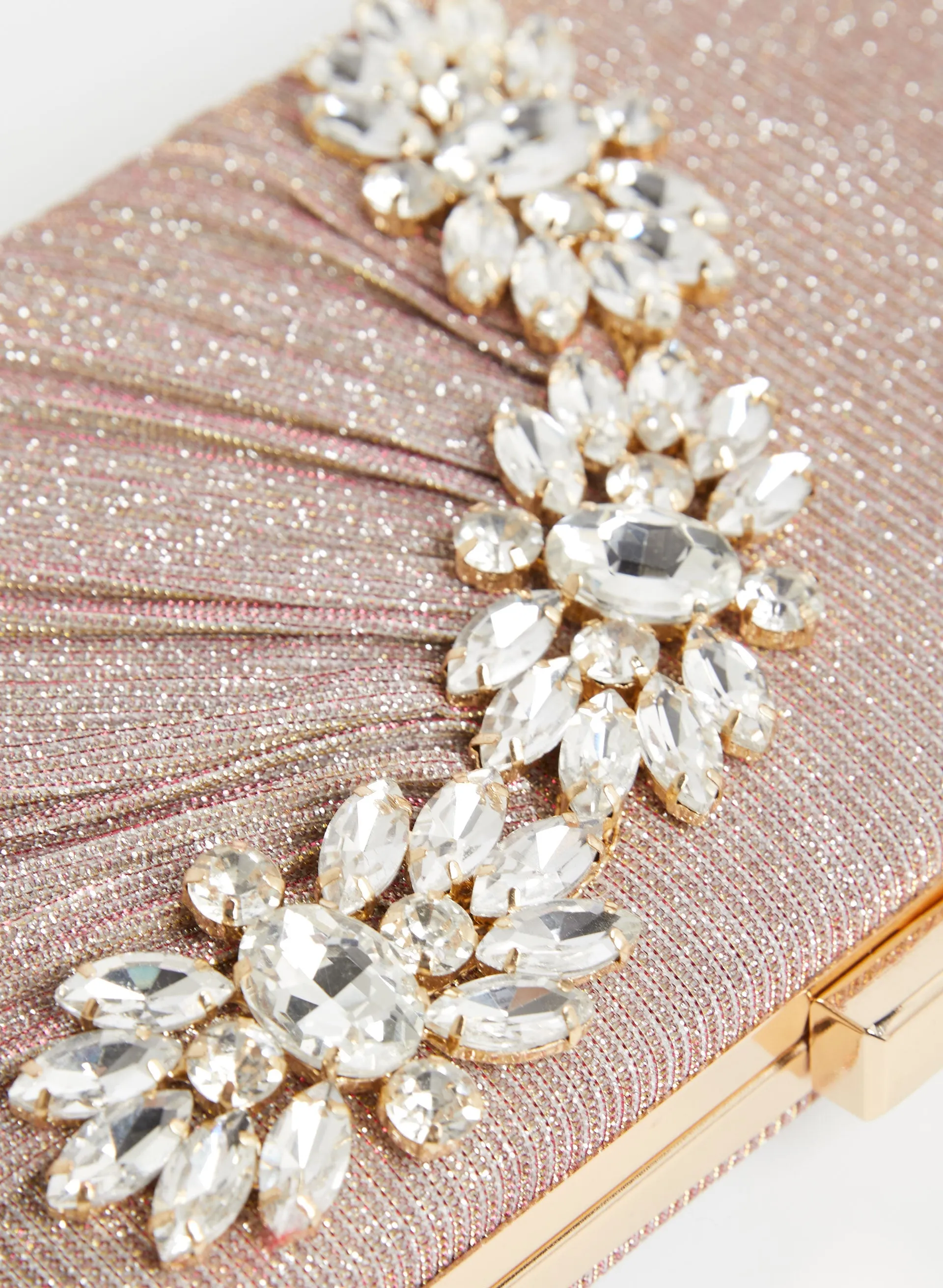 Stone Flower Detail Clutch sold by Laura product image thumbnail 3