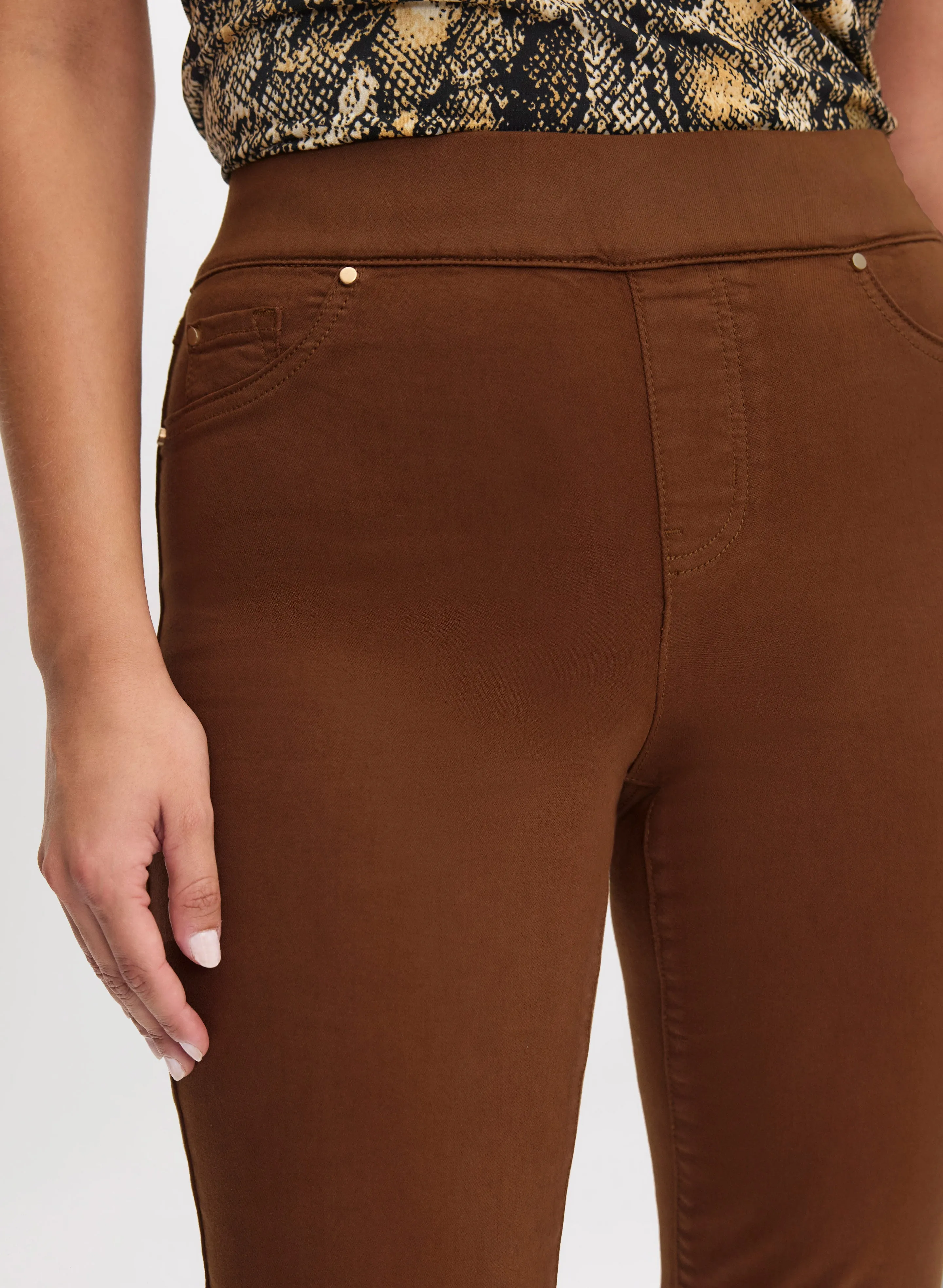 Pull-On Straight Leg Jeans sold by Laura product image thumbnail 4