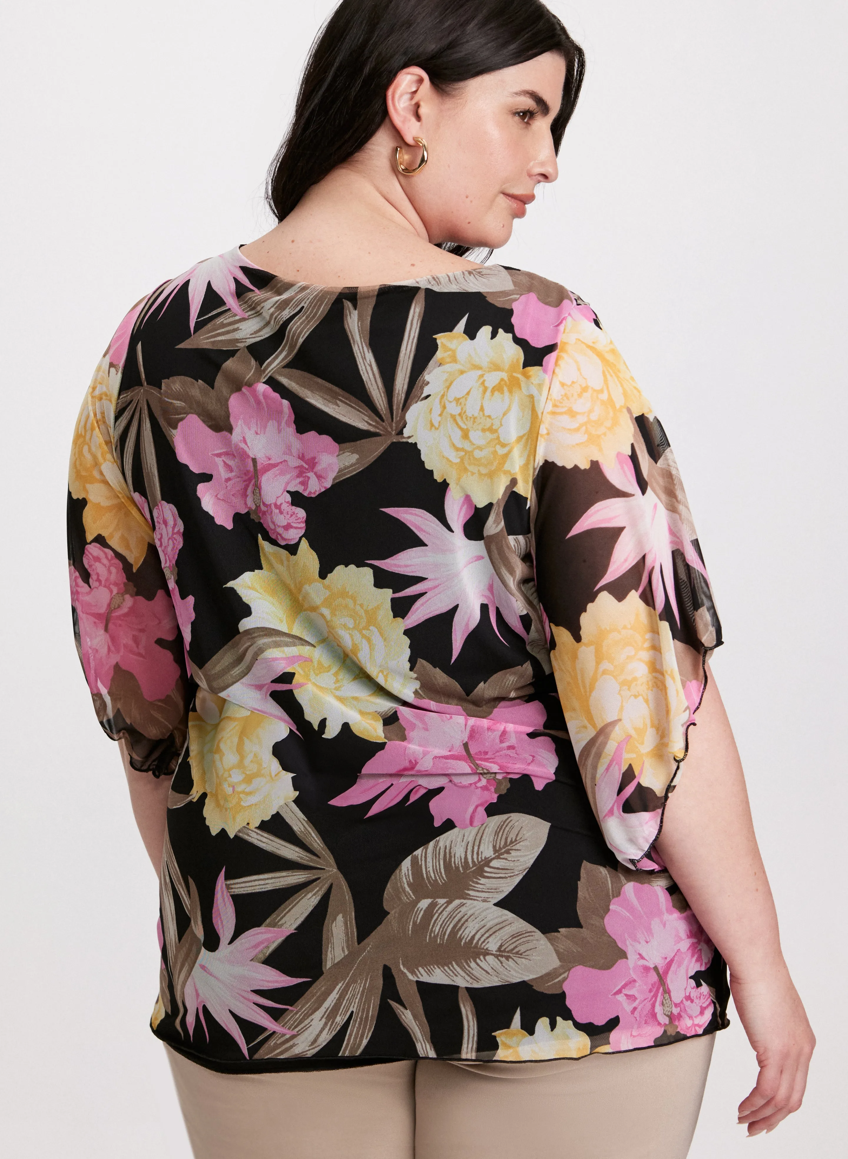 Floral Mesh Blouse sold by Laura product image thumbnail 4