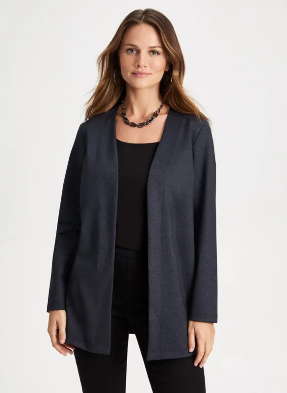 Long Sleeve Open Front Jacket sold by Laura