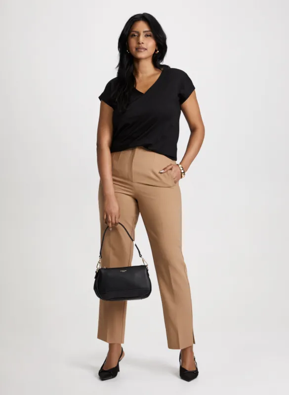 Short Sleeve V-Neck Top & Slim Leg Pants sold by Laura
