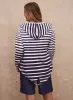 Charlie B - Striped Linen Duster Jacket sold by Laura