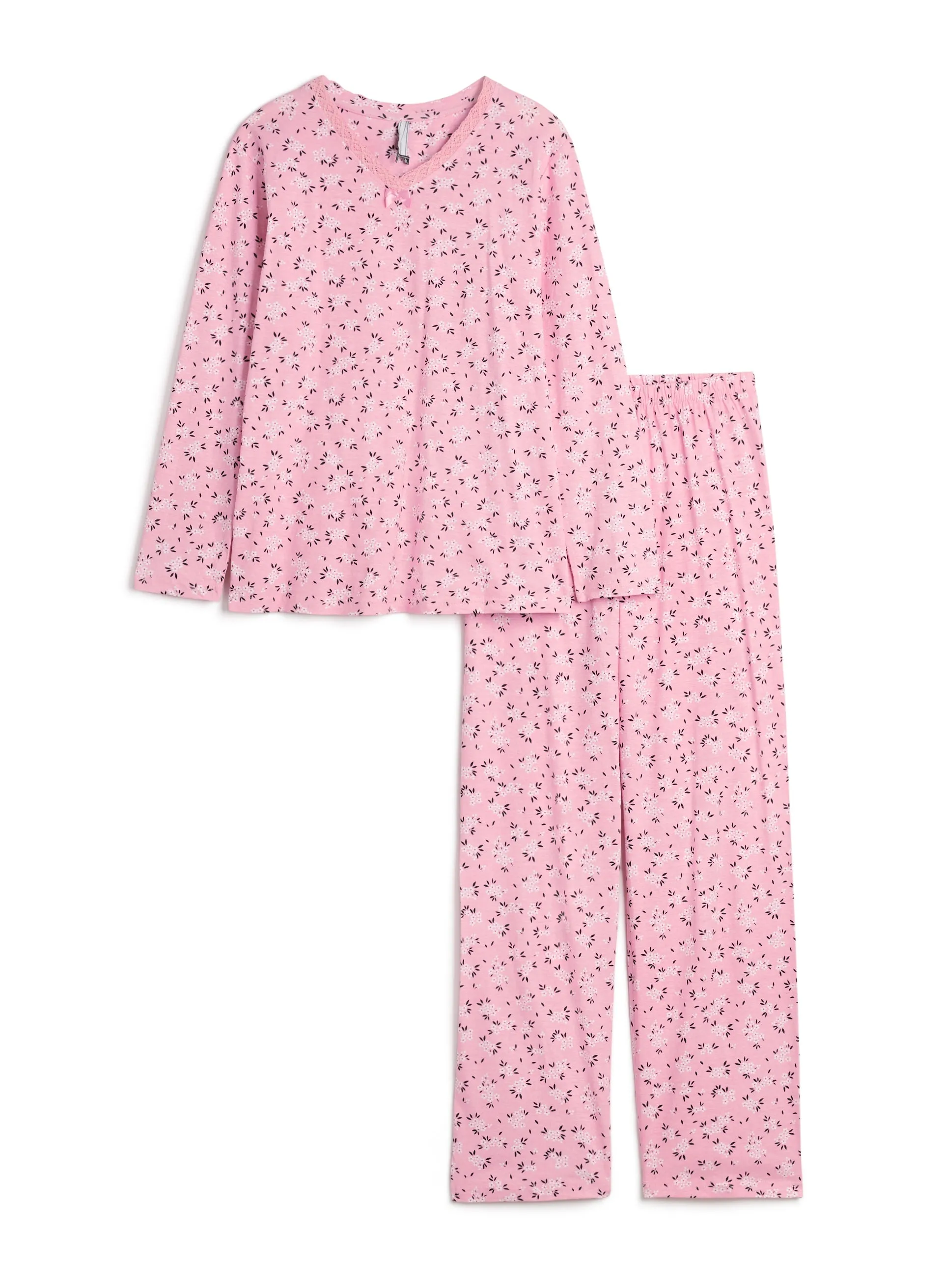 Floral Print Cotton Pyjama Set sold by Laura product image thumbnail 3
