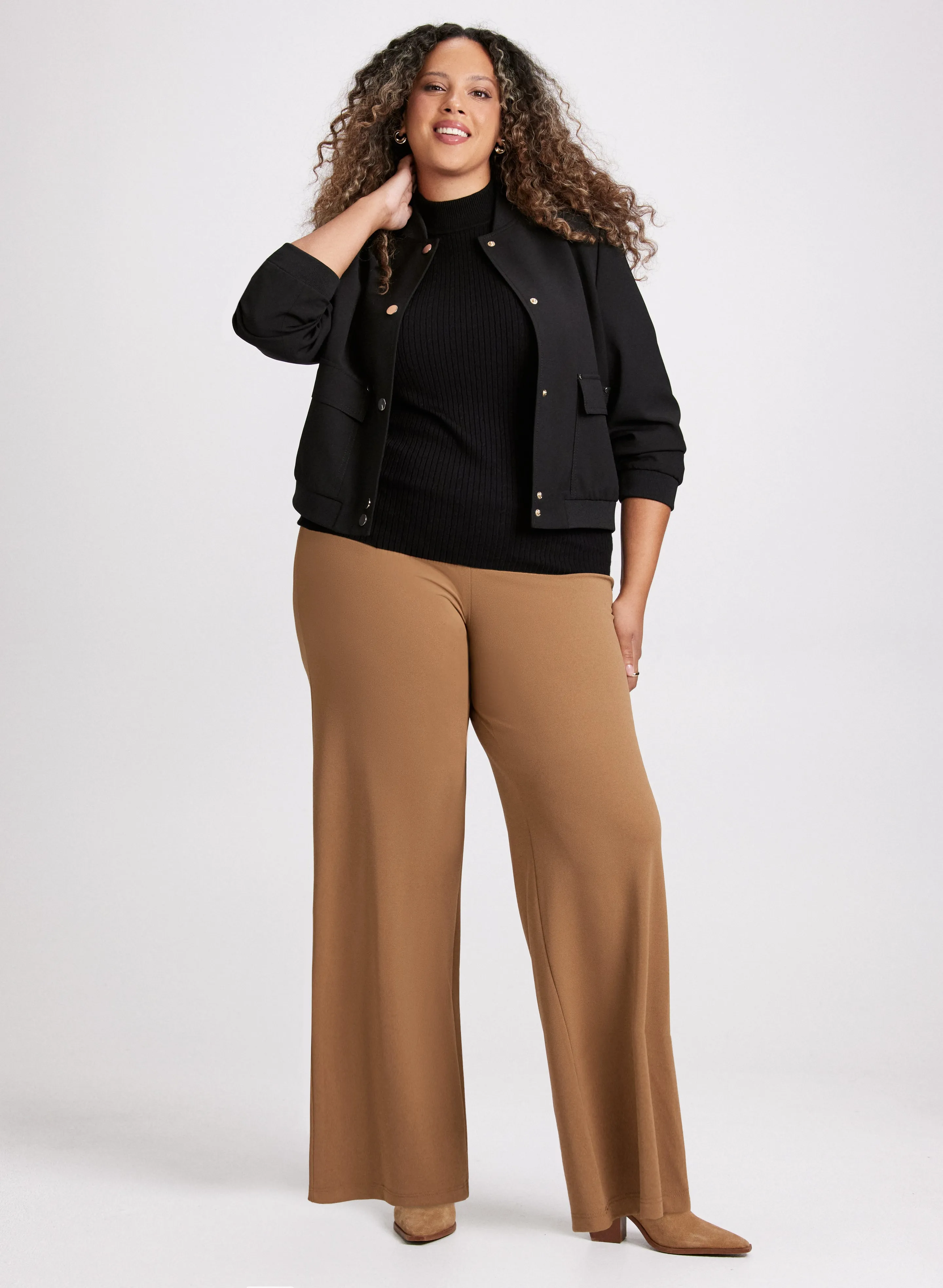 Olivia Pull-On Wide-Leg Pants sold by Laura product image thumbnail 4