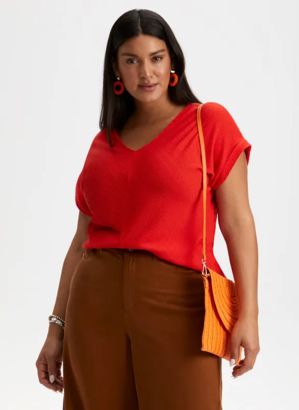 Ribbed Knit Top sold by Laura