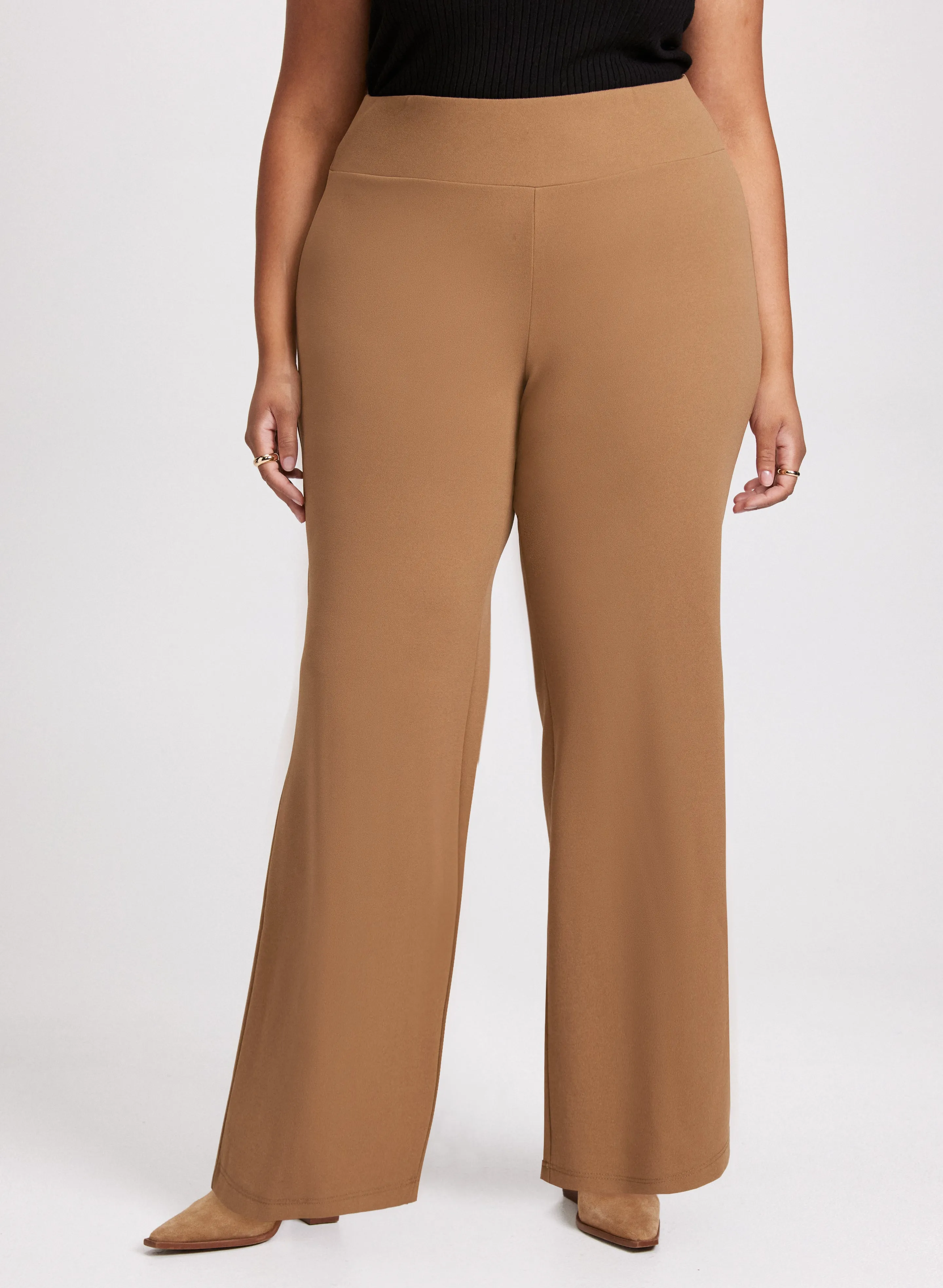 Olivia Pull-On Wide-Leg Pants sold by Laura
