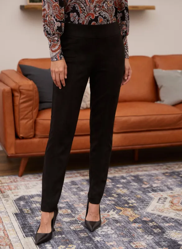 Faux Suede Leggings sold by Laura