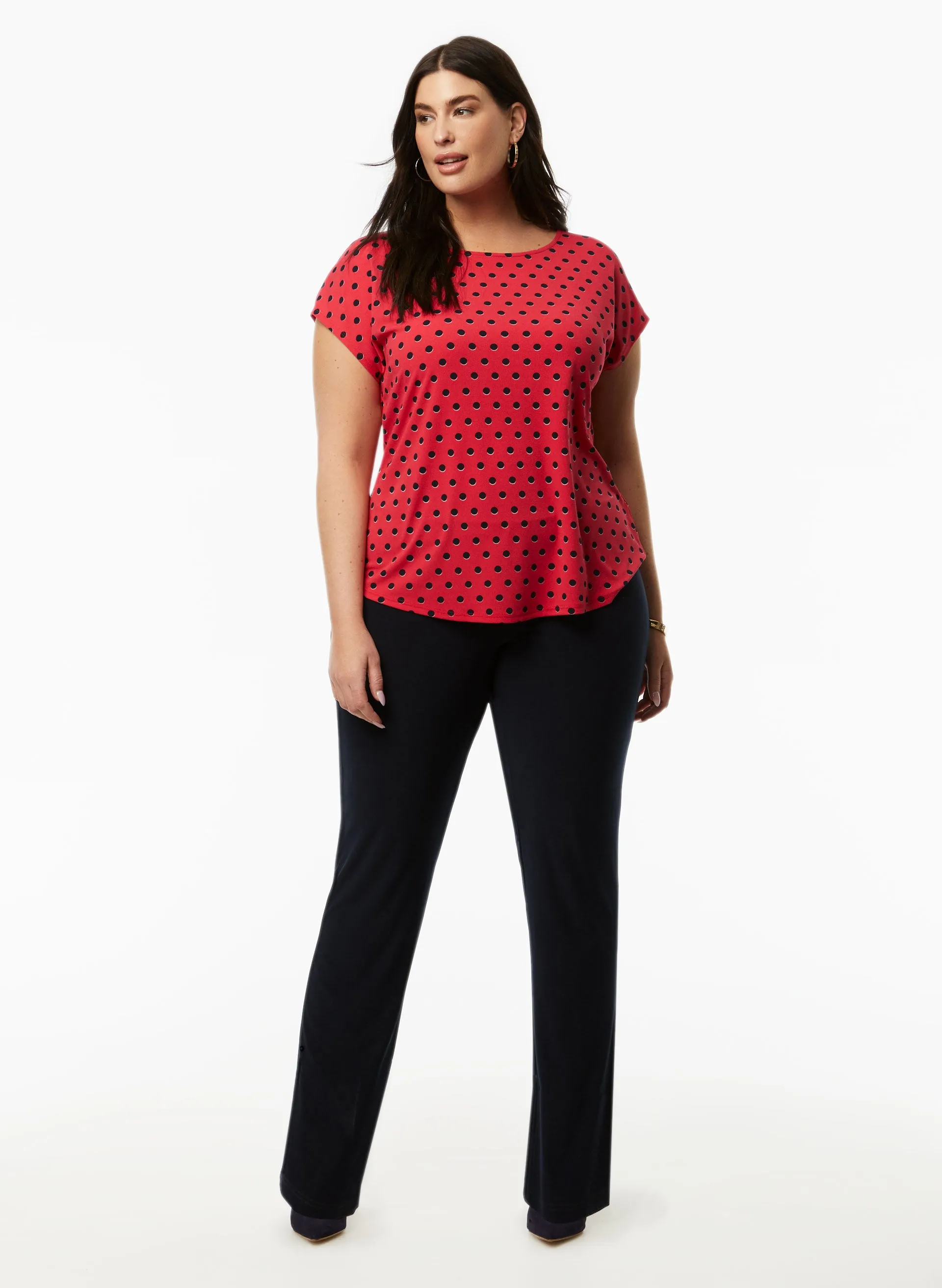Cap Sleeve Polka Dot Top sold by Laura product image thumbnail 3