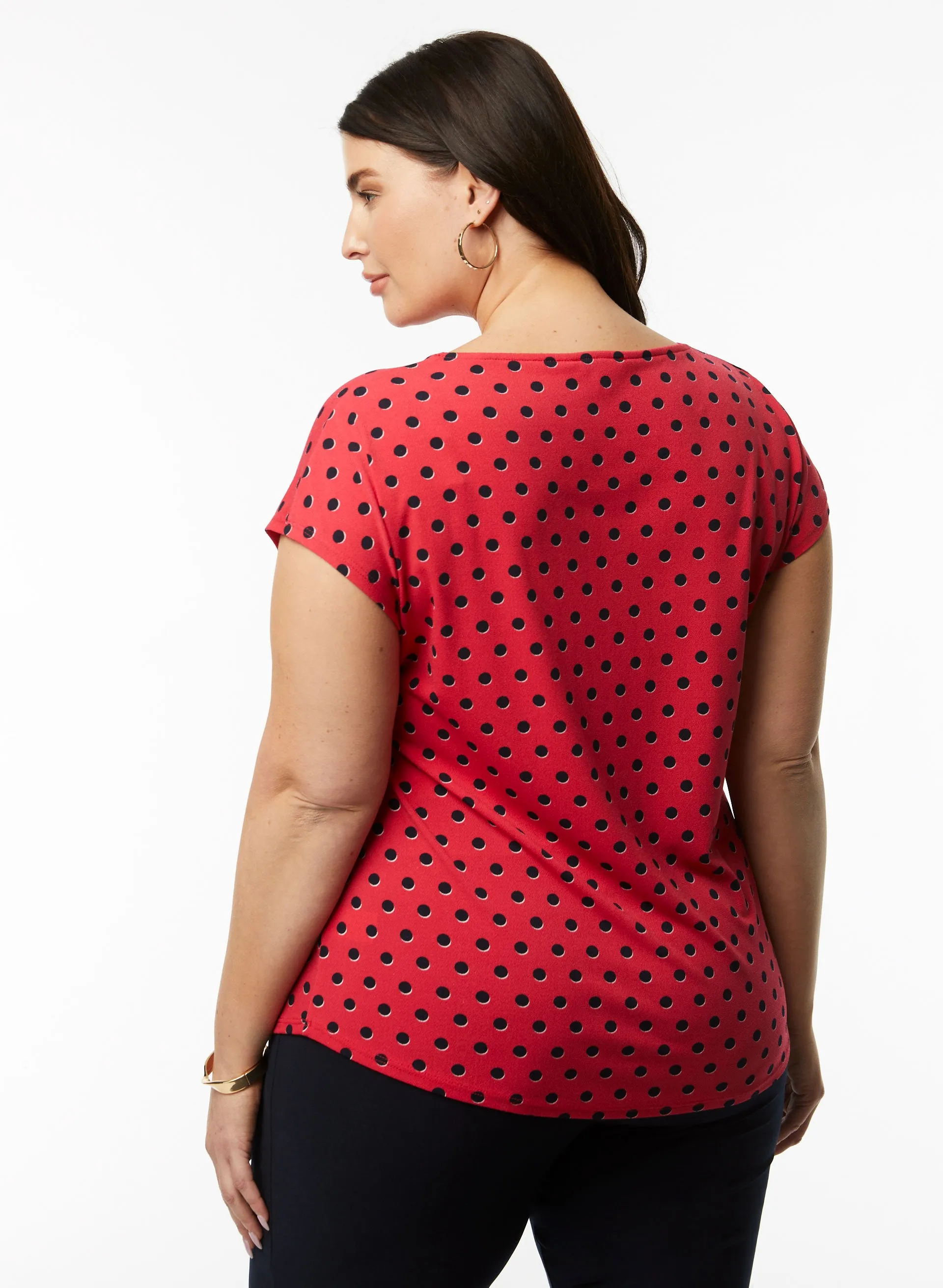 Cap Sleeve Polka Dot Top sold by Laura product image thumbnail 4