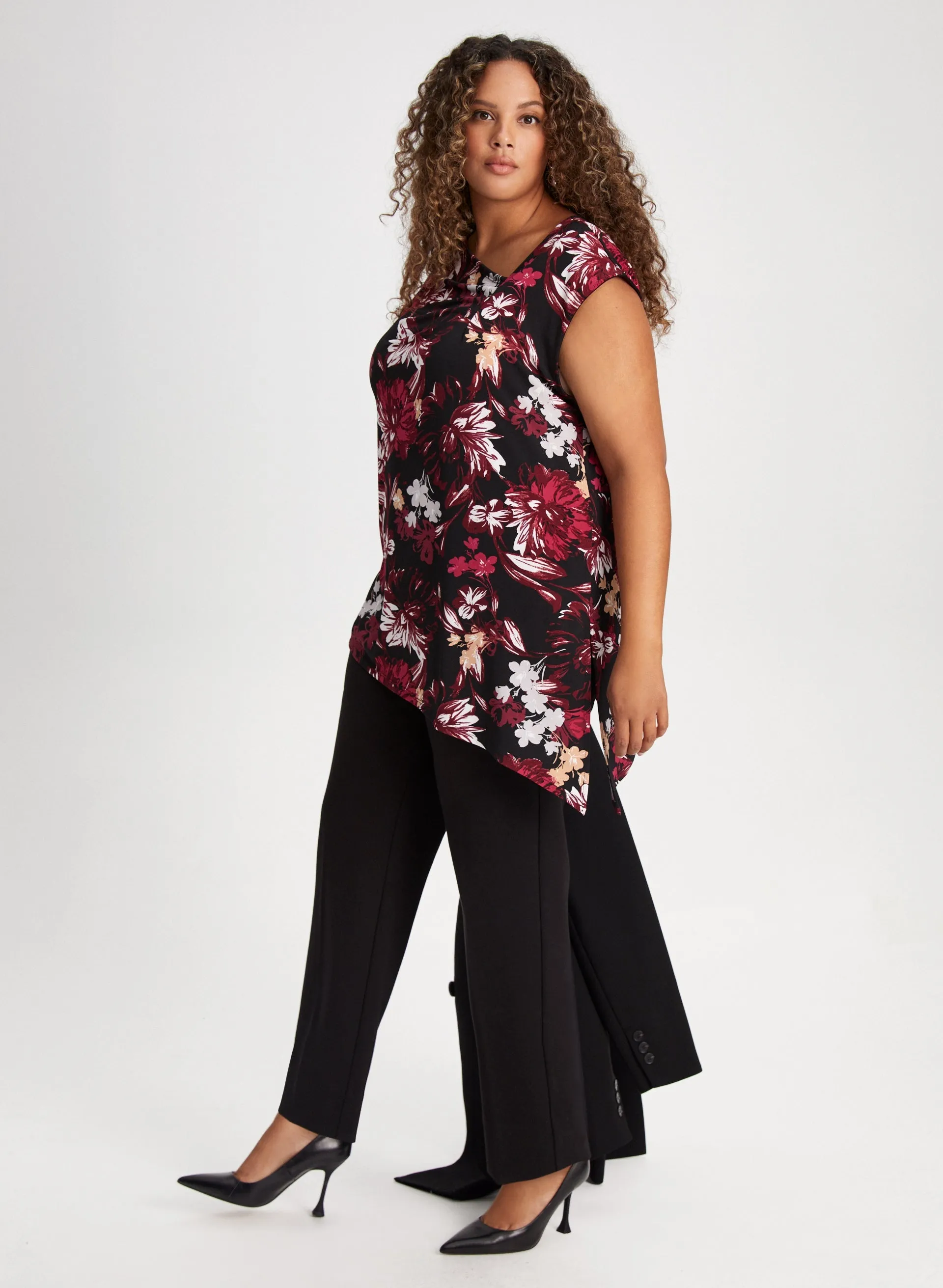 Cap Sleeve Floral Print Top sold by Laura product image thumbnail 5