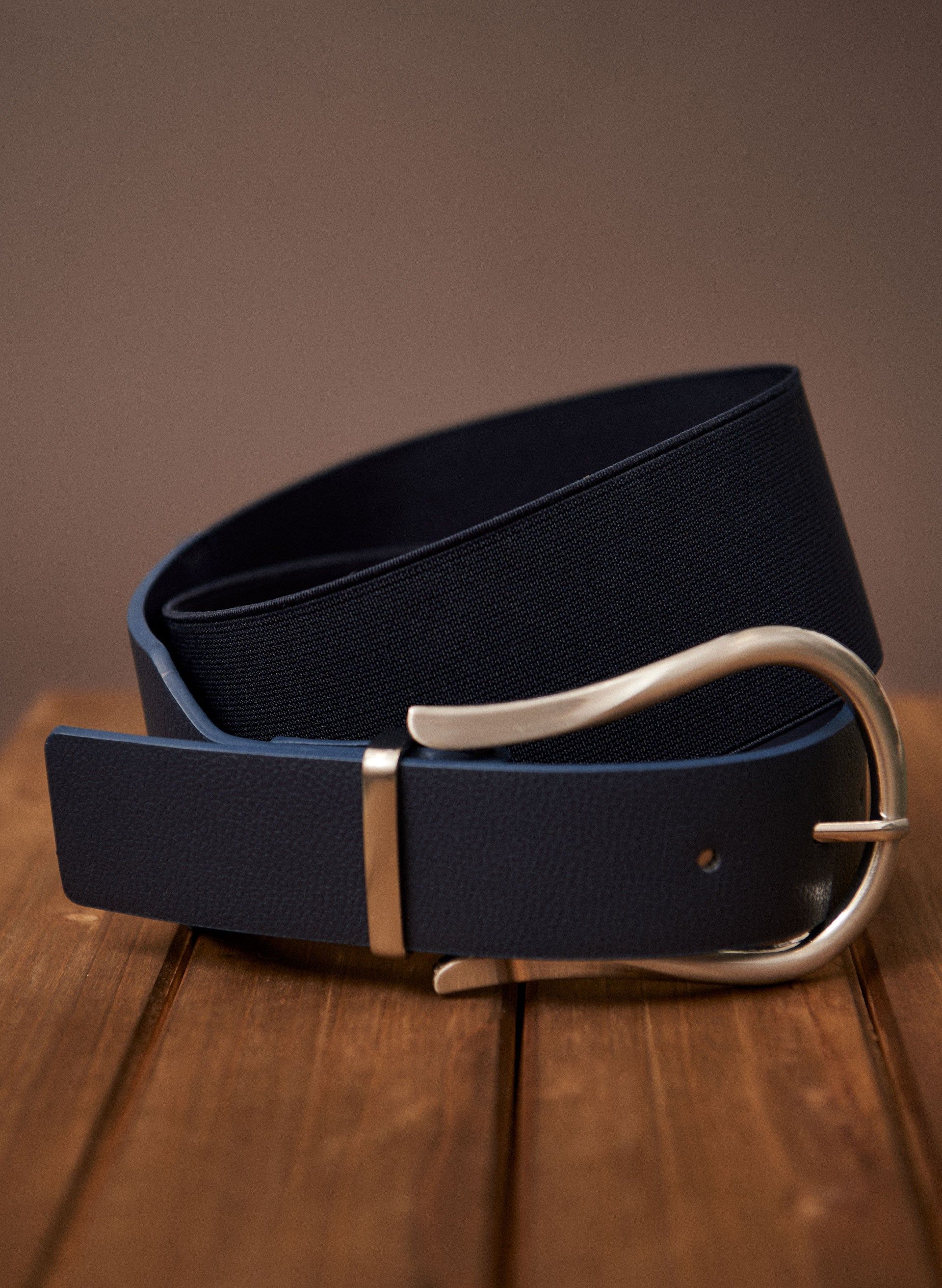 Horseshoe Buckle Elastic Belt sold by Laura