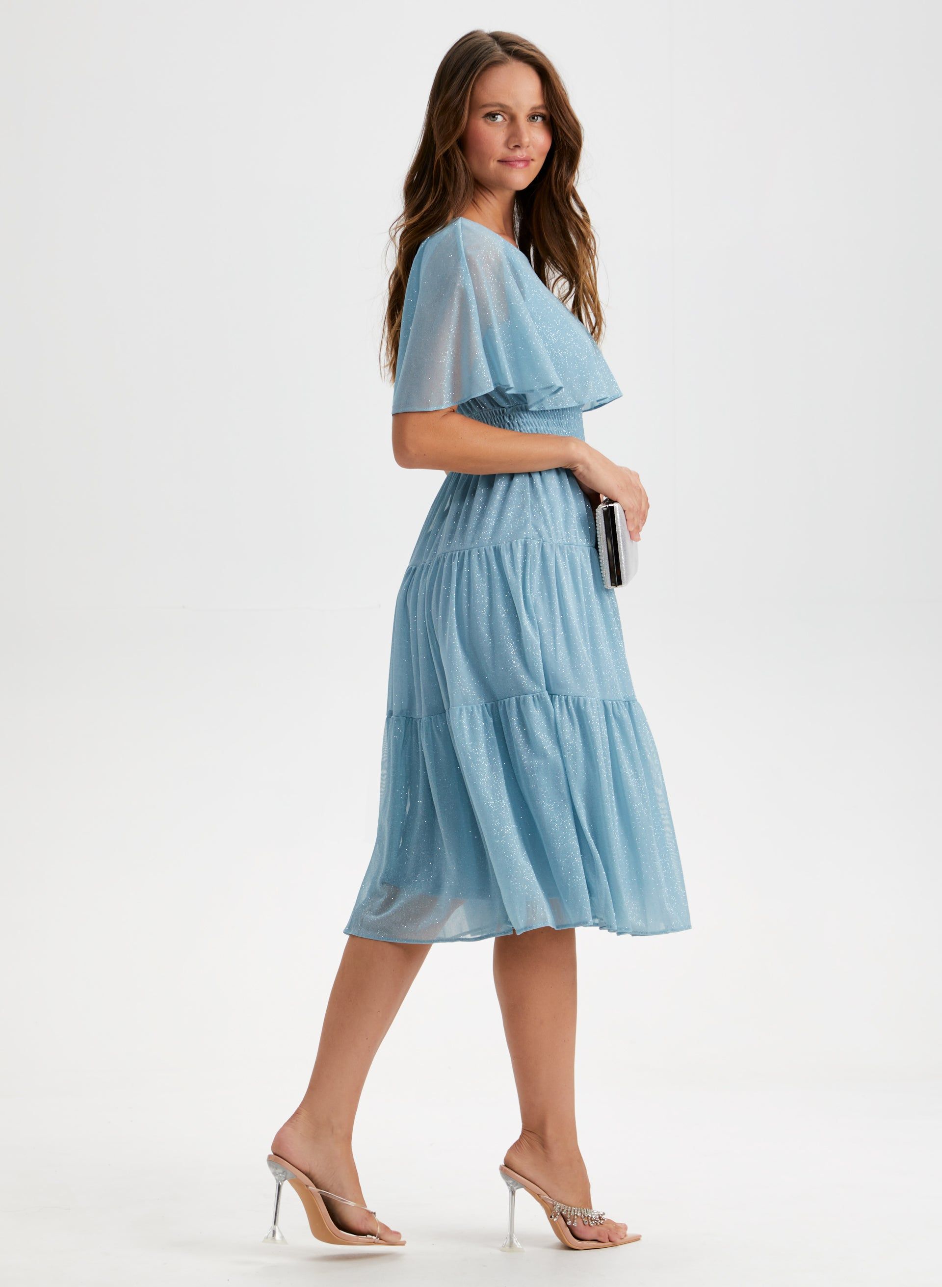 Capelet Overlay Dress sold by Laura product image thumbnail 3