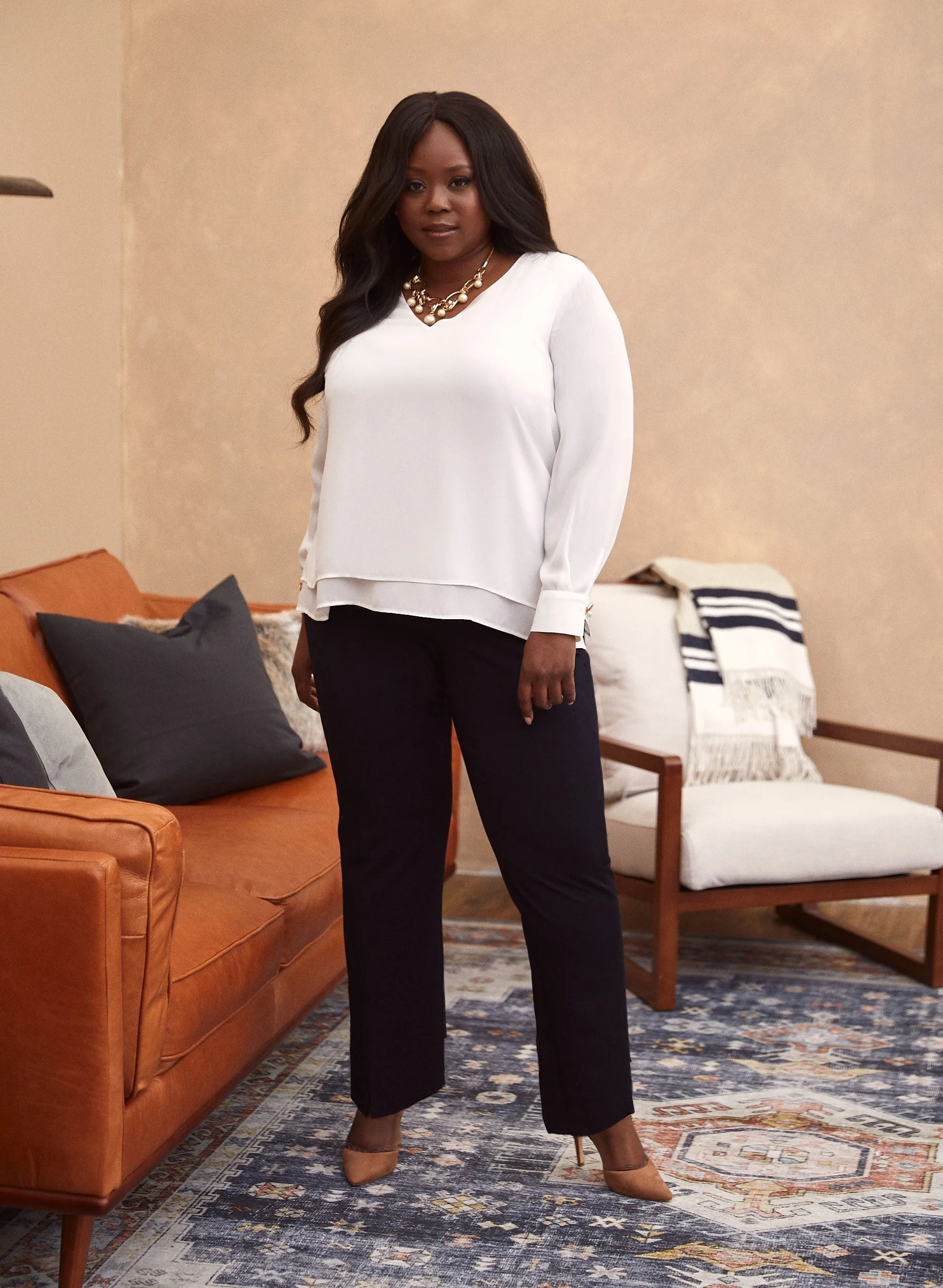 Signature Fit Straight Leg Pants sold by Laura product image thumbnail 3