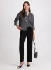 Houndstooth Print Cardigan & Cargo Pants sold by Laura