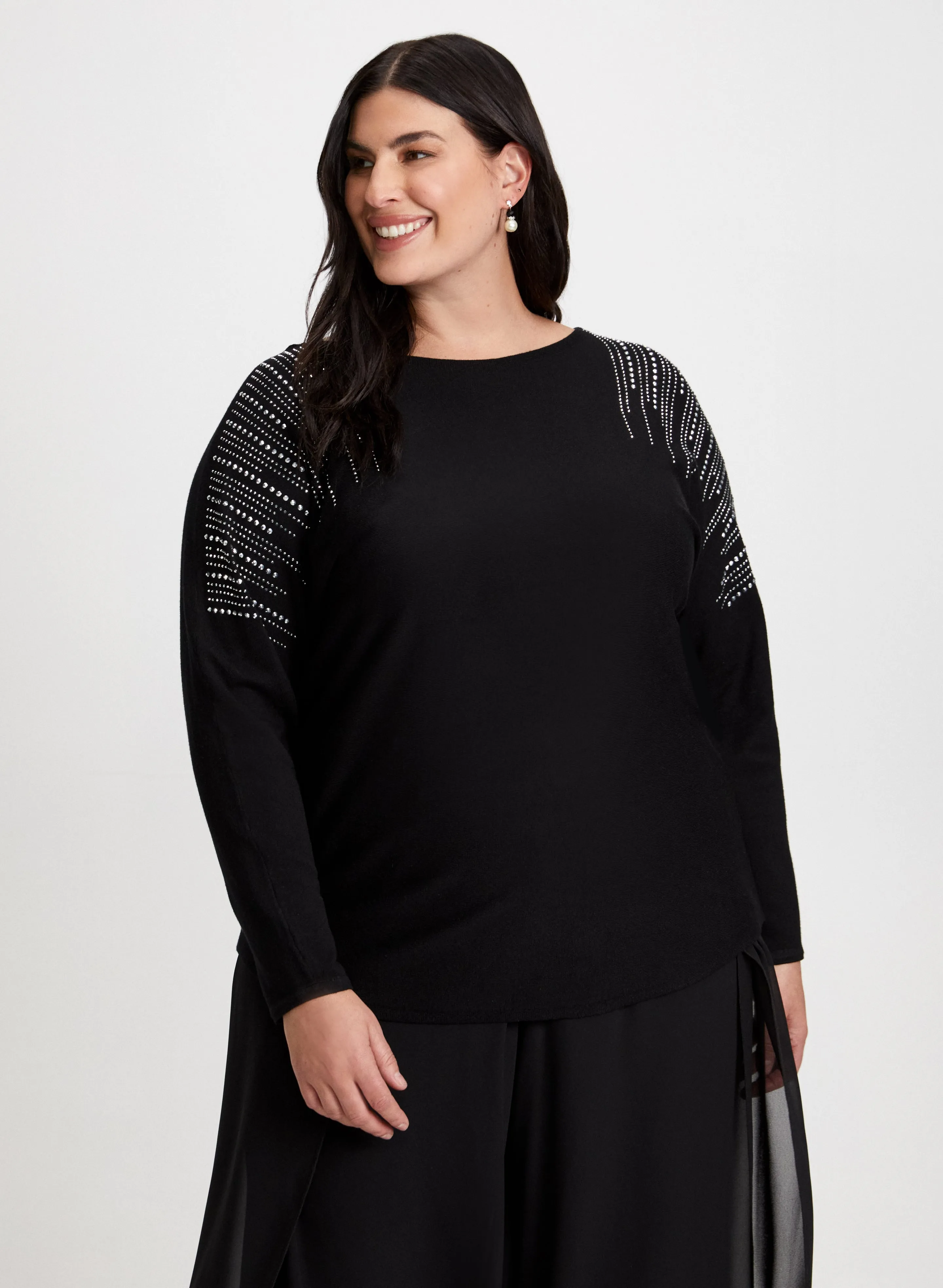 Rhinestone Detail Sweater sold by Laura product image thumbnail 2