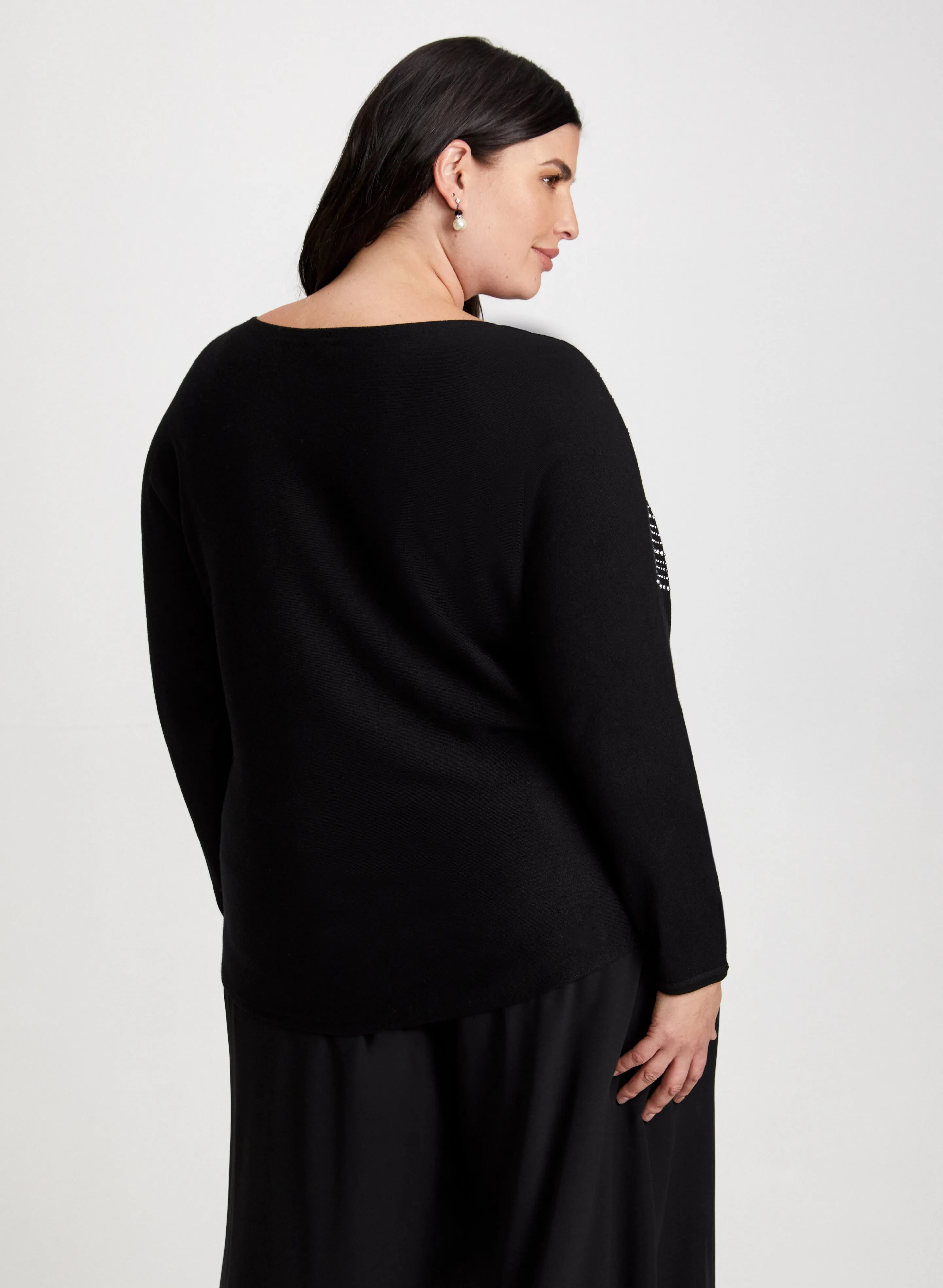 Rhinestone Detail Sweater sold by Laura product image thumbnail 3