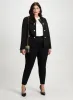 Pearl Button Jacket & Mock Neck Sweater sold by Laura