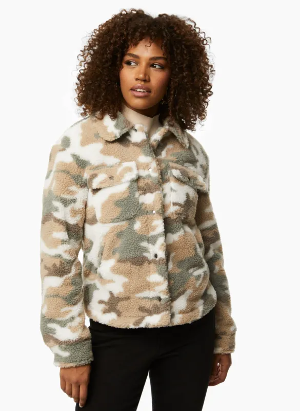 Printed Sherpa Jacket sold by Laura