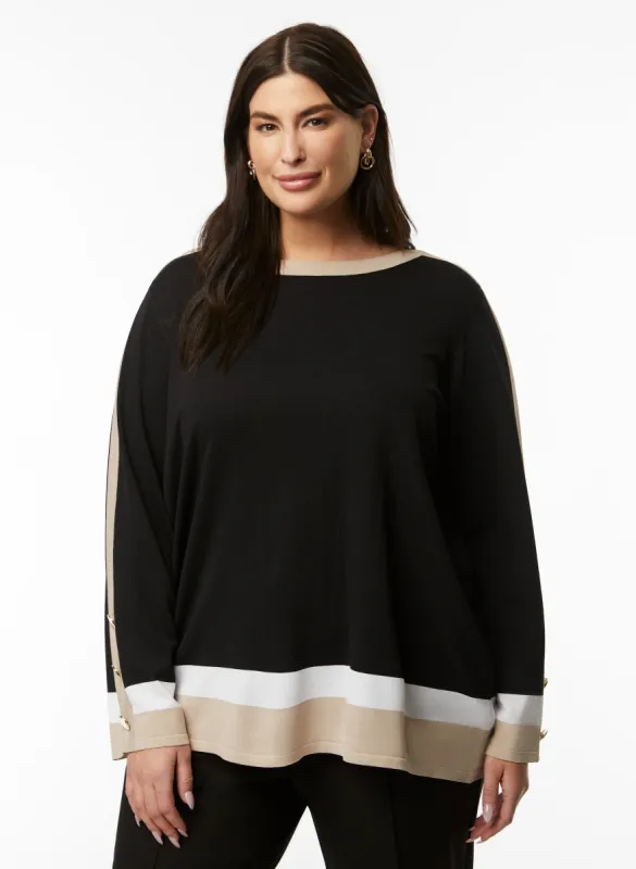 Colour Block Sweater sold by Laura