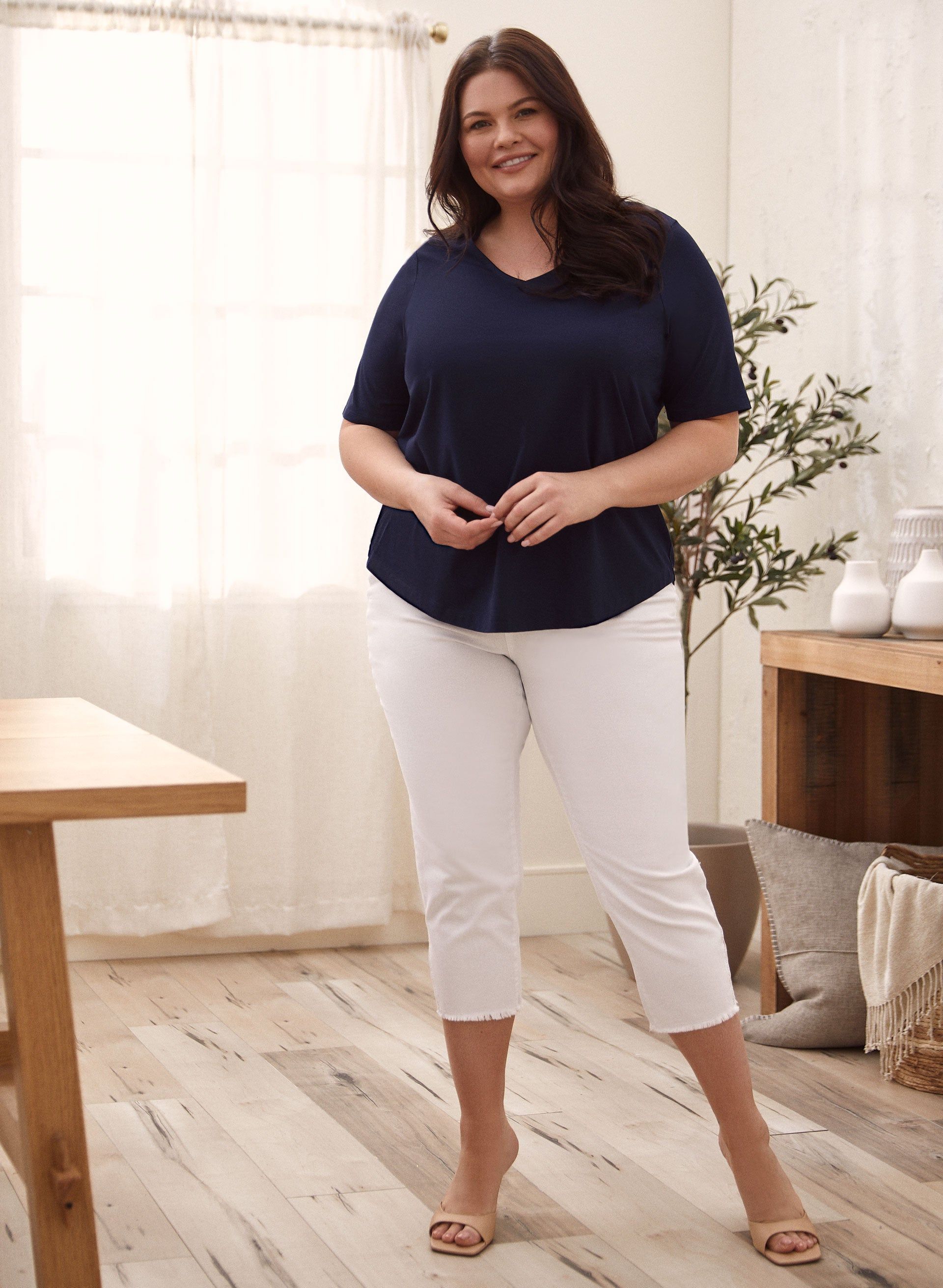 V-Neck Tee sold by Laura product image thumbnail 3