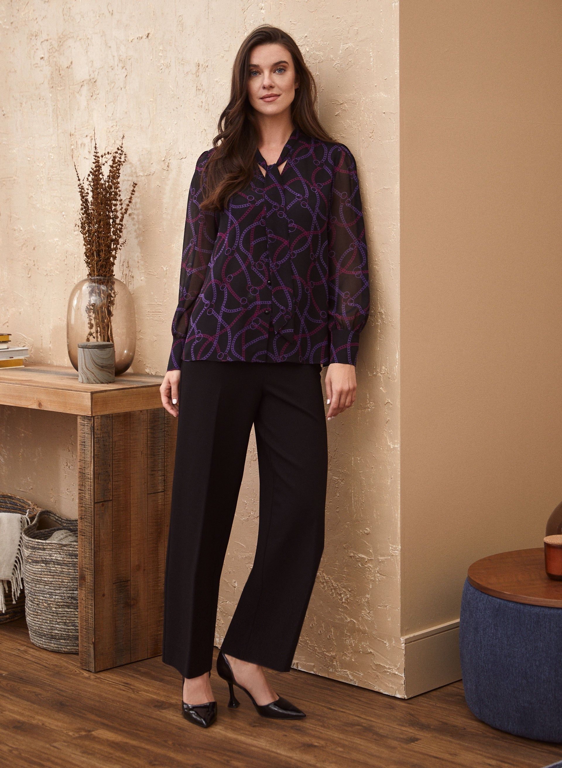 Chain Print Blouse sold by Laura product image thumbnail 4