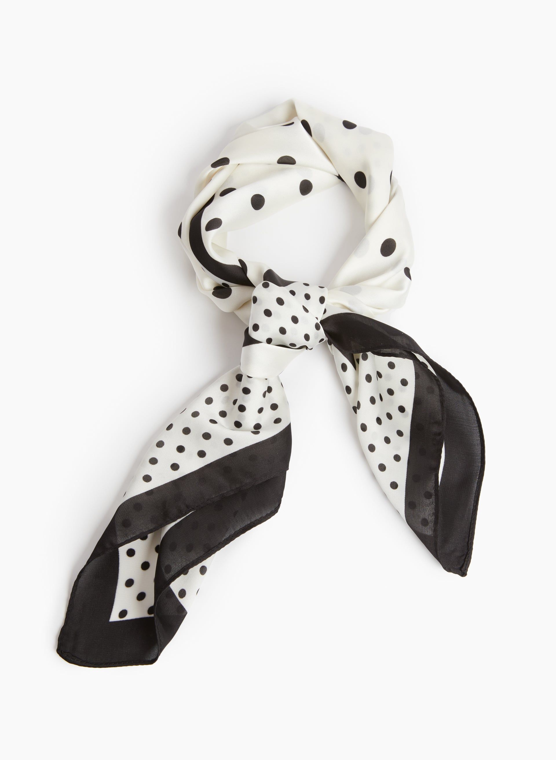 Polka Dot Print Scarf sold by Laura