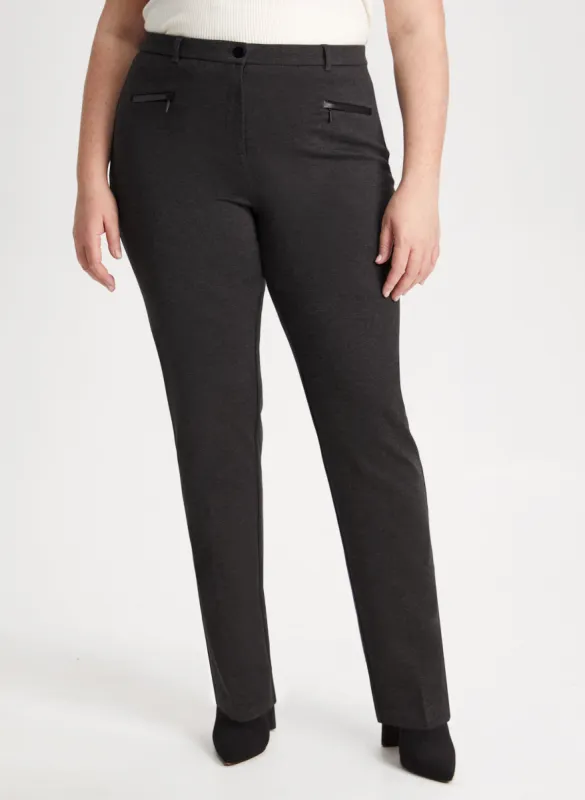 Mia Zip Detail Pants - Regular sold by Laura