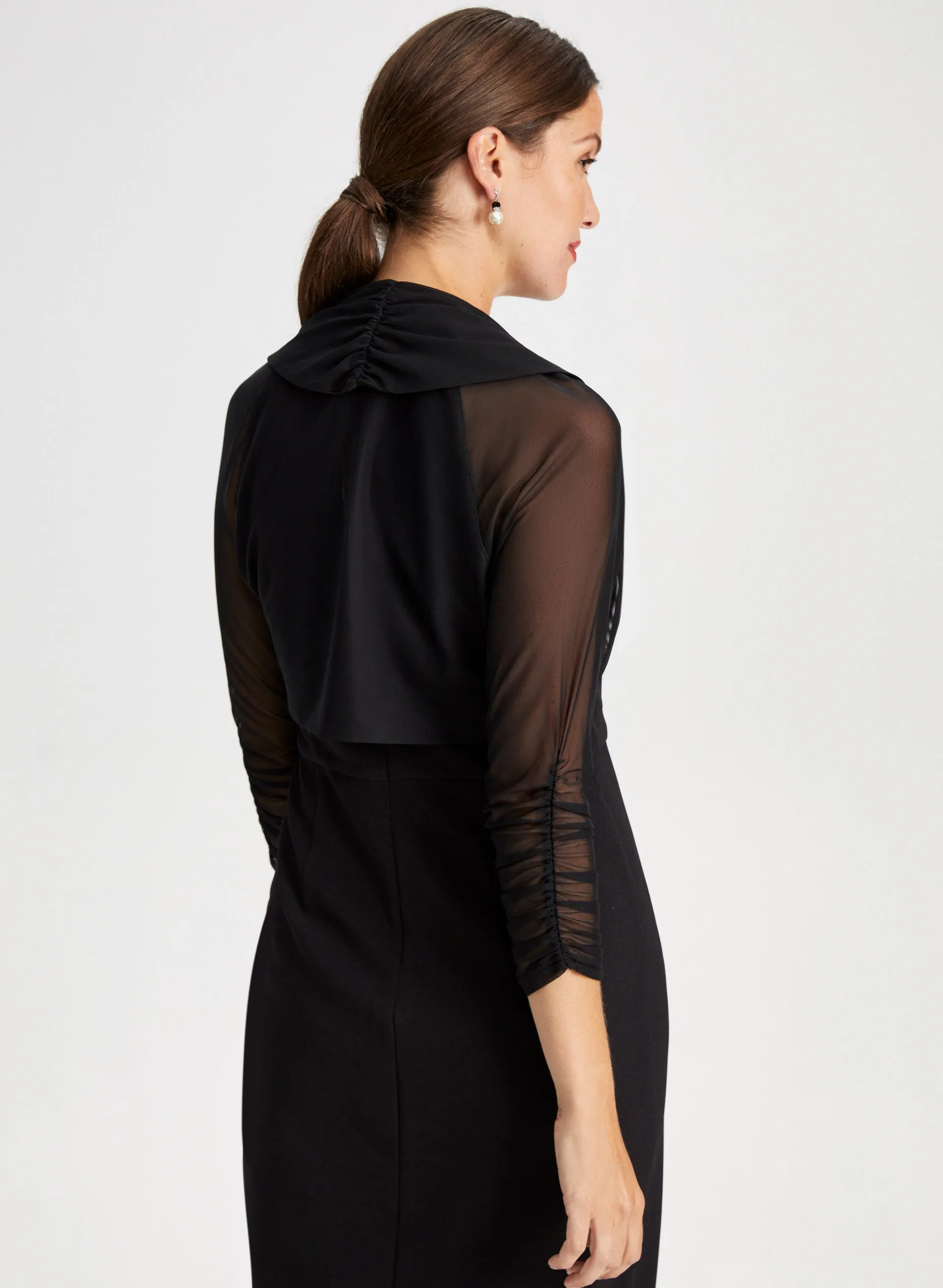 Mesh Sleeve Bolero sold by Laura product image thumbnail 4