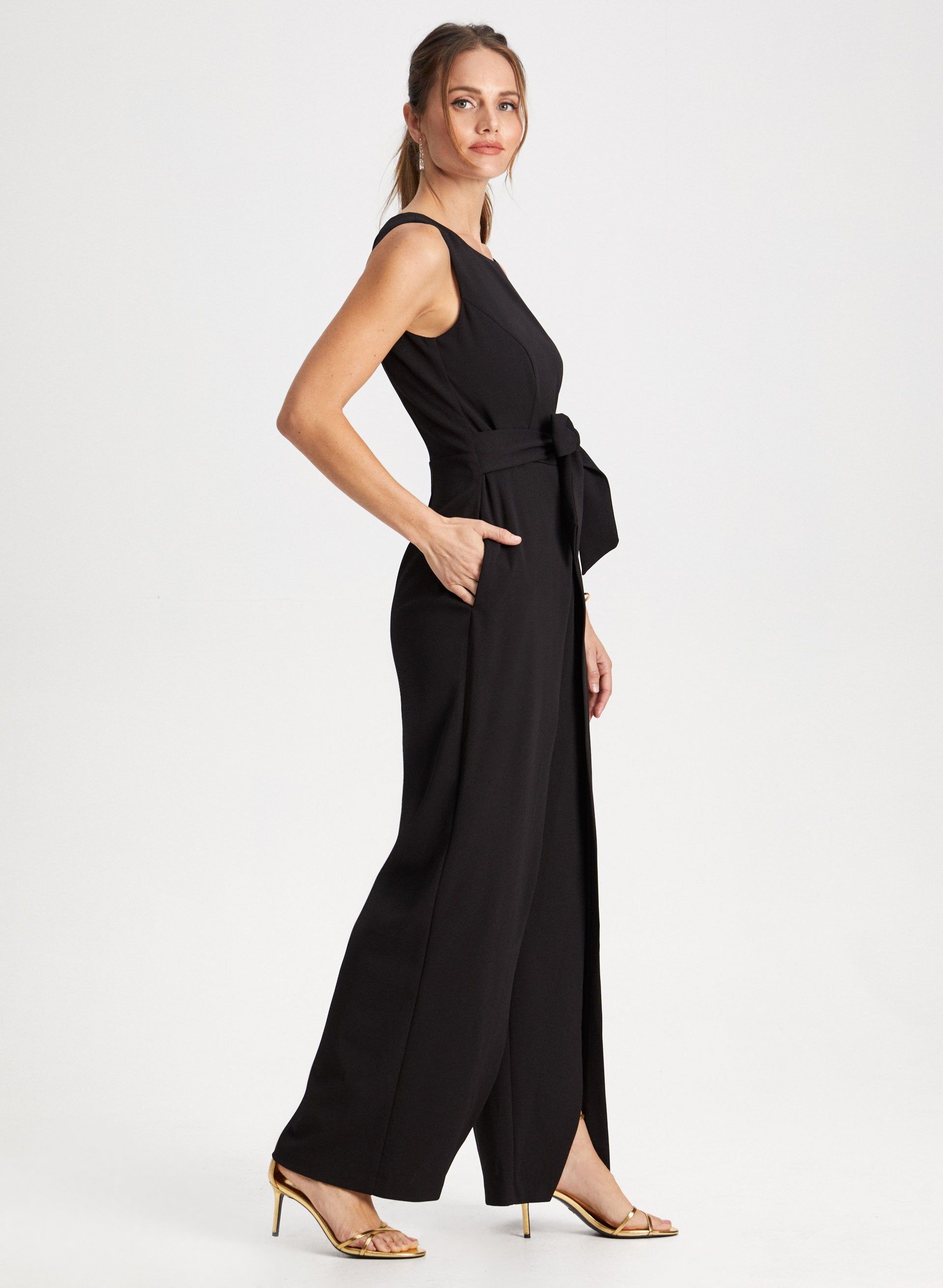 Sash Detail Wide Leg Jumpsuit sold by Laura product image thumbnail 2