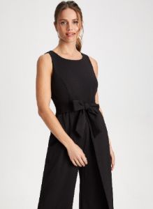 Sash Detail Wide Leg Jumpsuit sold by Laura