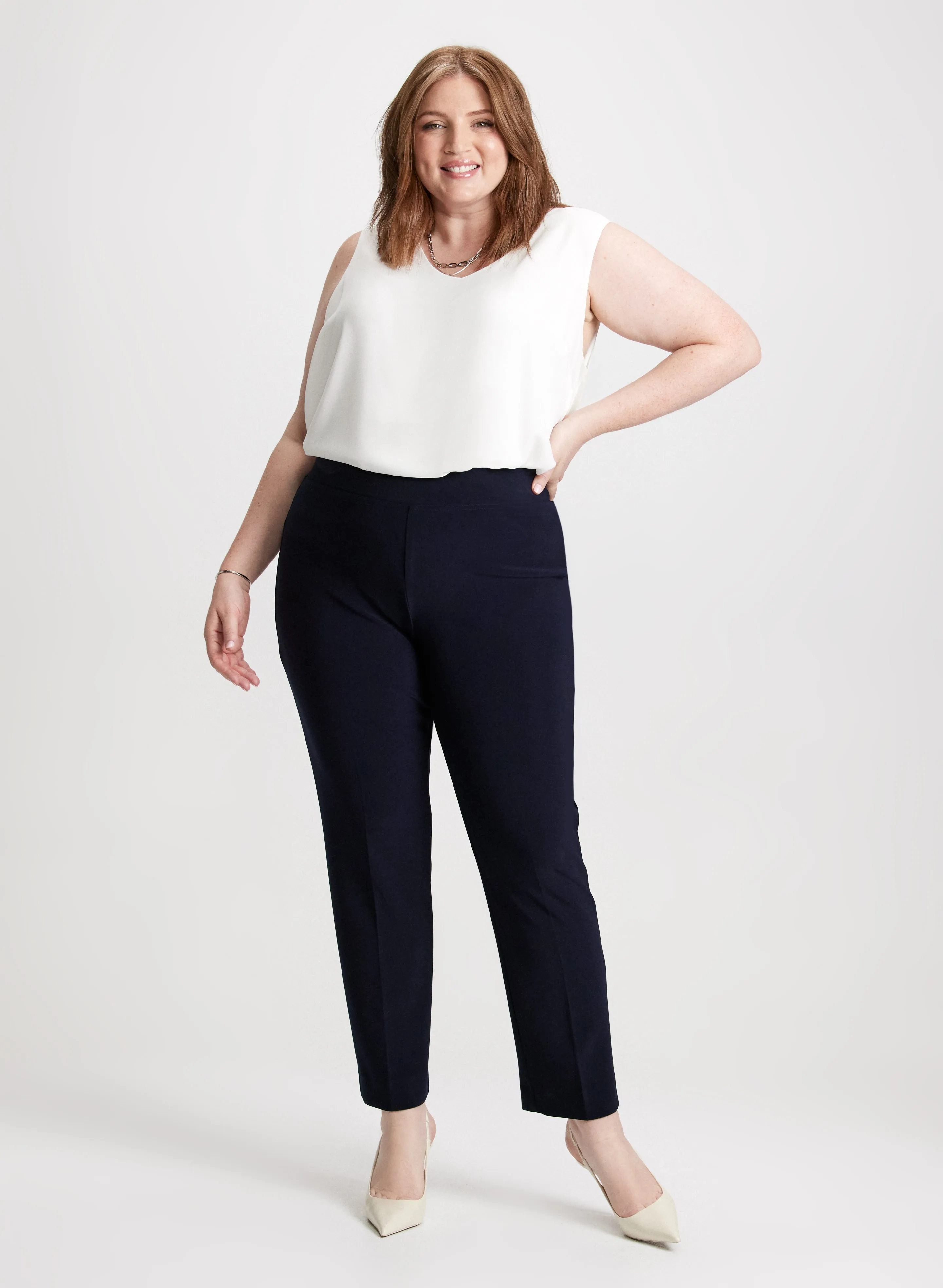 Joseph Ribkoff - Pull-On Slim Leg Pants sold by Laura product image thumbnail 3