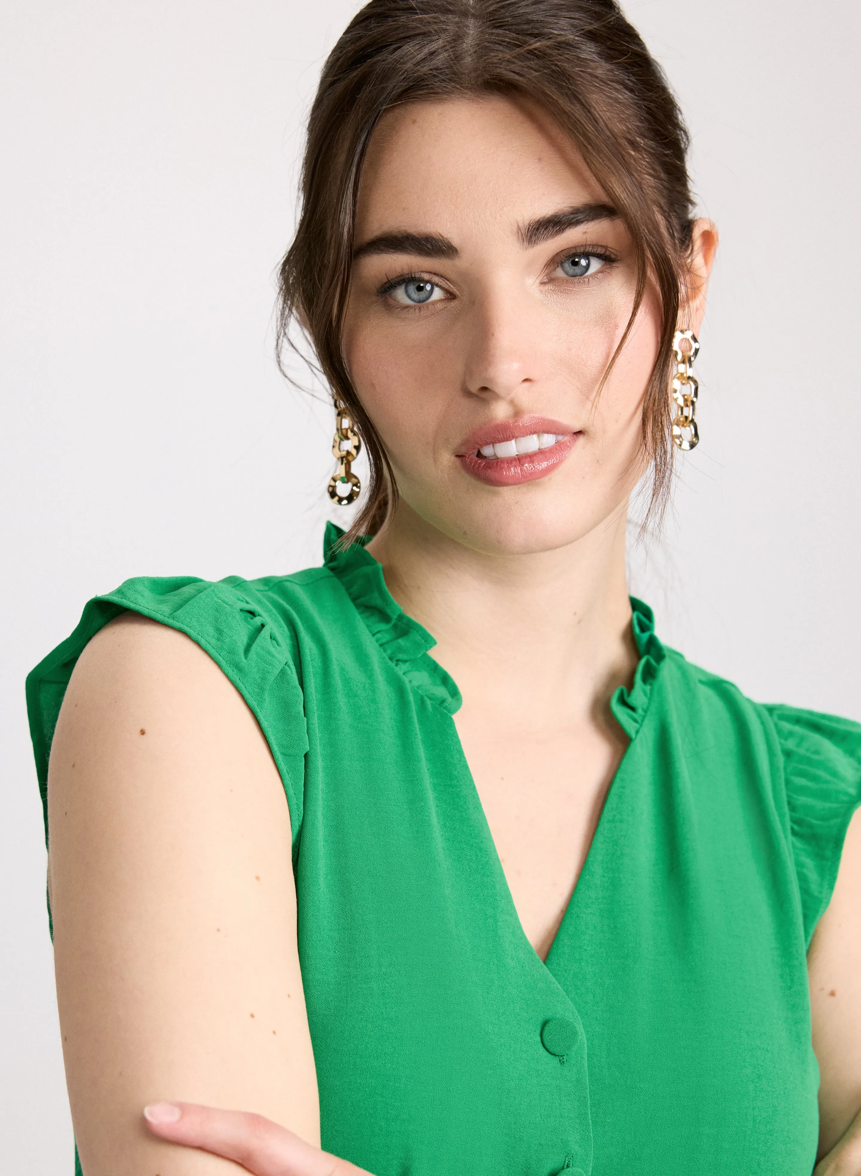 Button Down Jumpsuit sold by Laura product image thumbnail 5