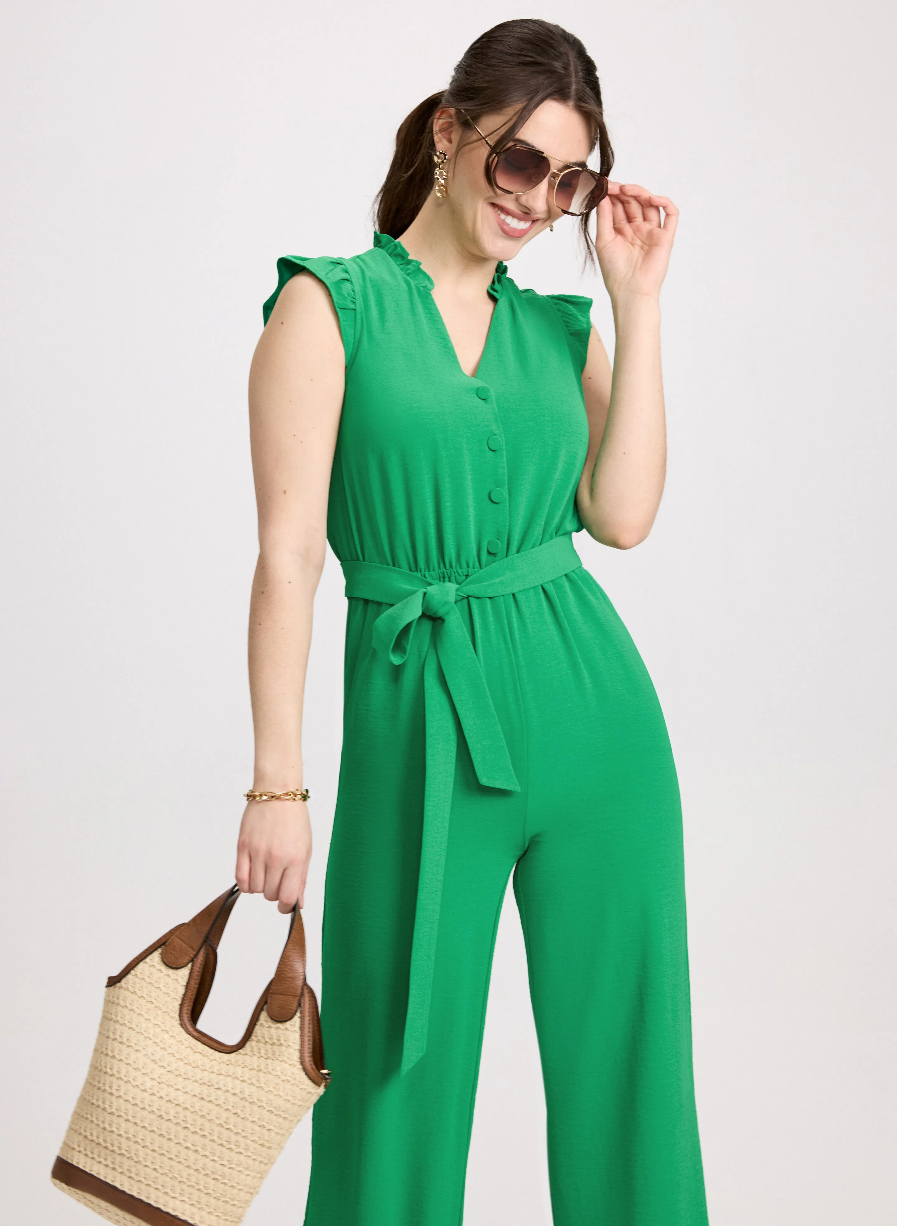 Button Down Jumpsuit sold by Laura product image thumbnail 4