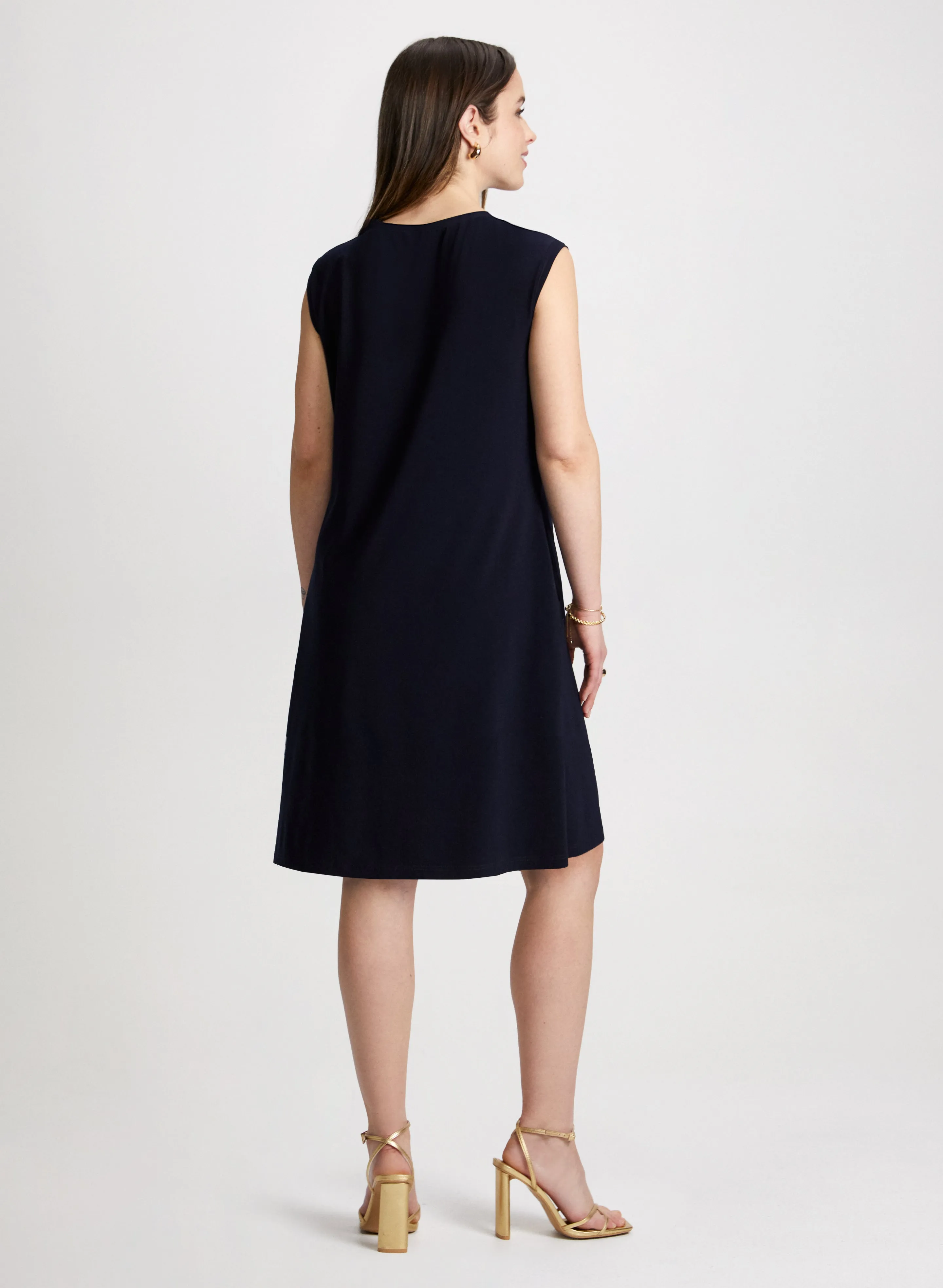 Decorative Button A-Line Dress sold by Laura product image thumbnail 3