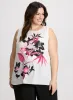 Floral Placement Print Top sold by Laura