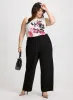 Floral Placement Print Top sold by Laura