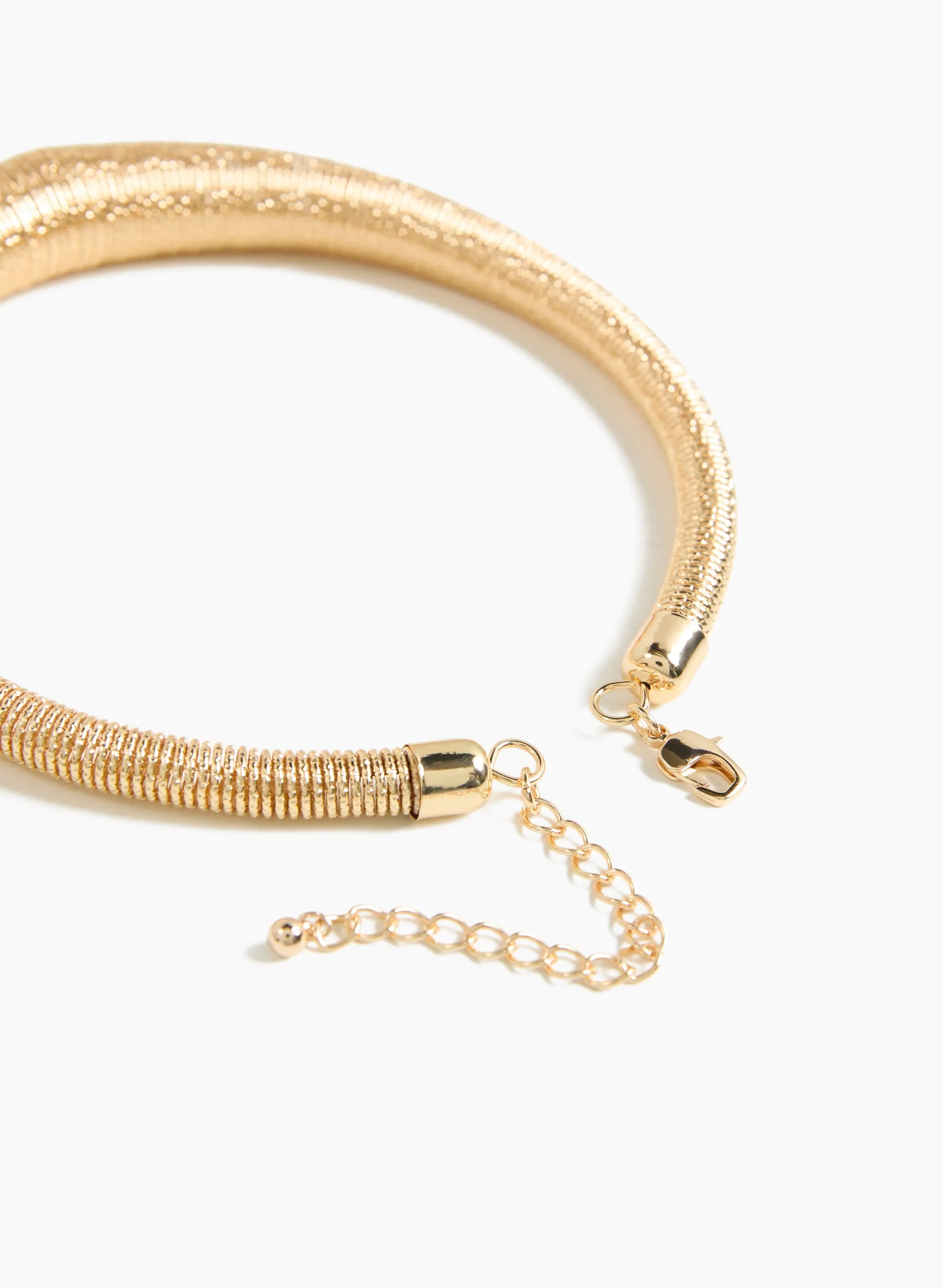 Textured Metal Collar Necklace sold by Laura product image thumbnail 3