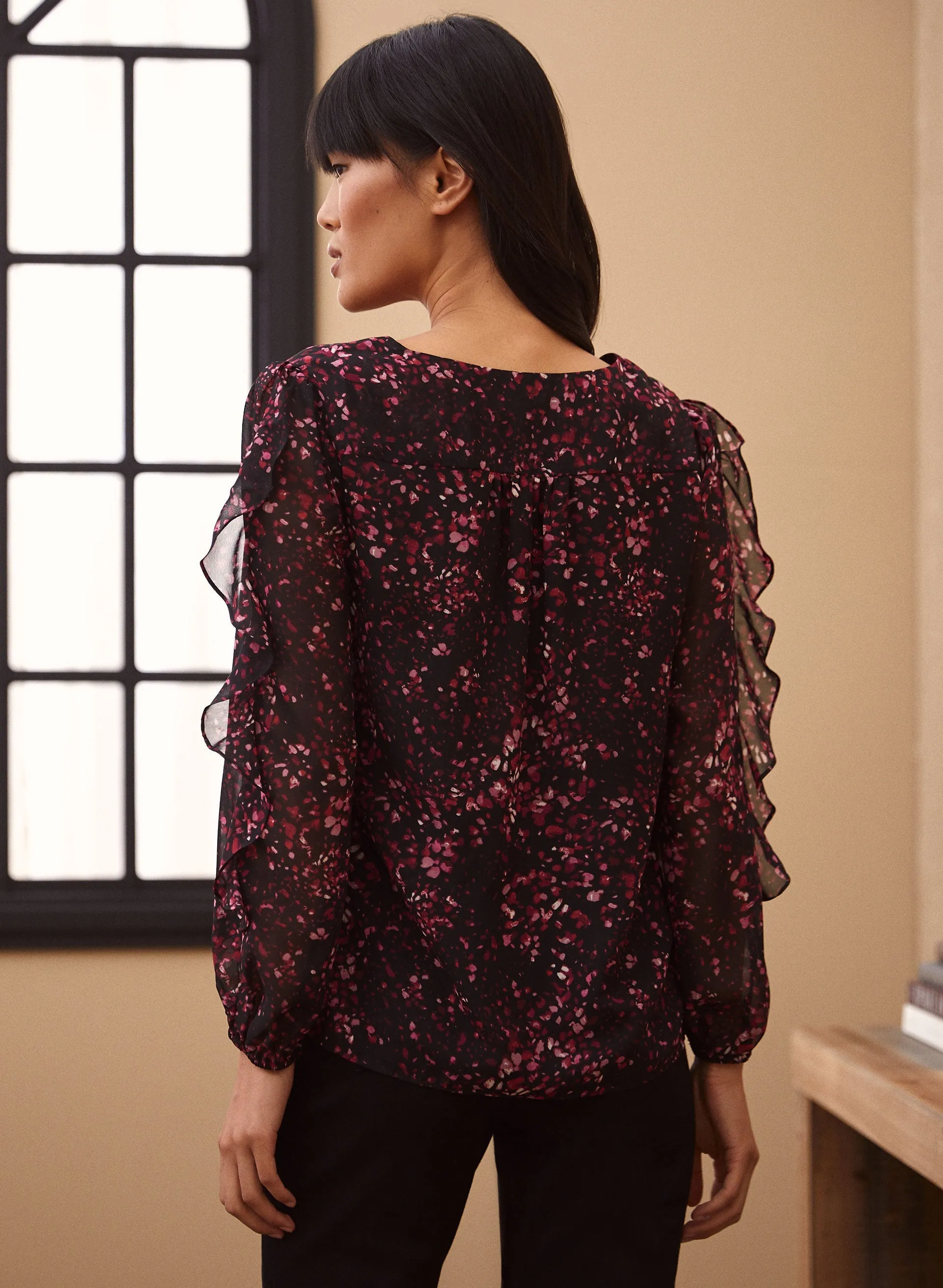 Ruffle Sleeve Blouse sold by Laura product image thumbnail 3