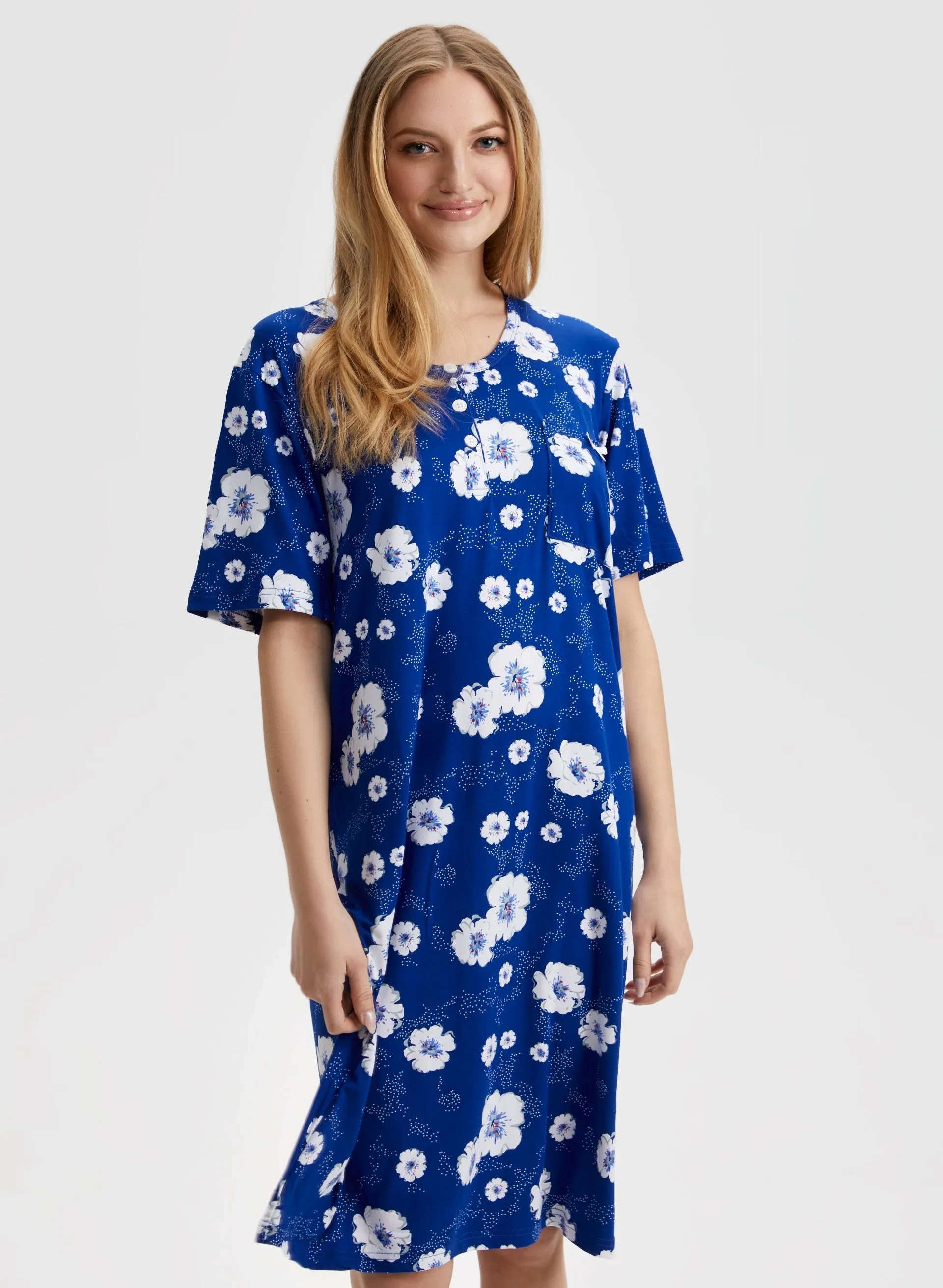 Floral Print Nightgown sold by Laura product image thumbnail 3