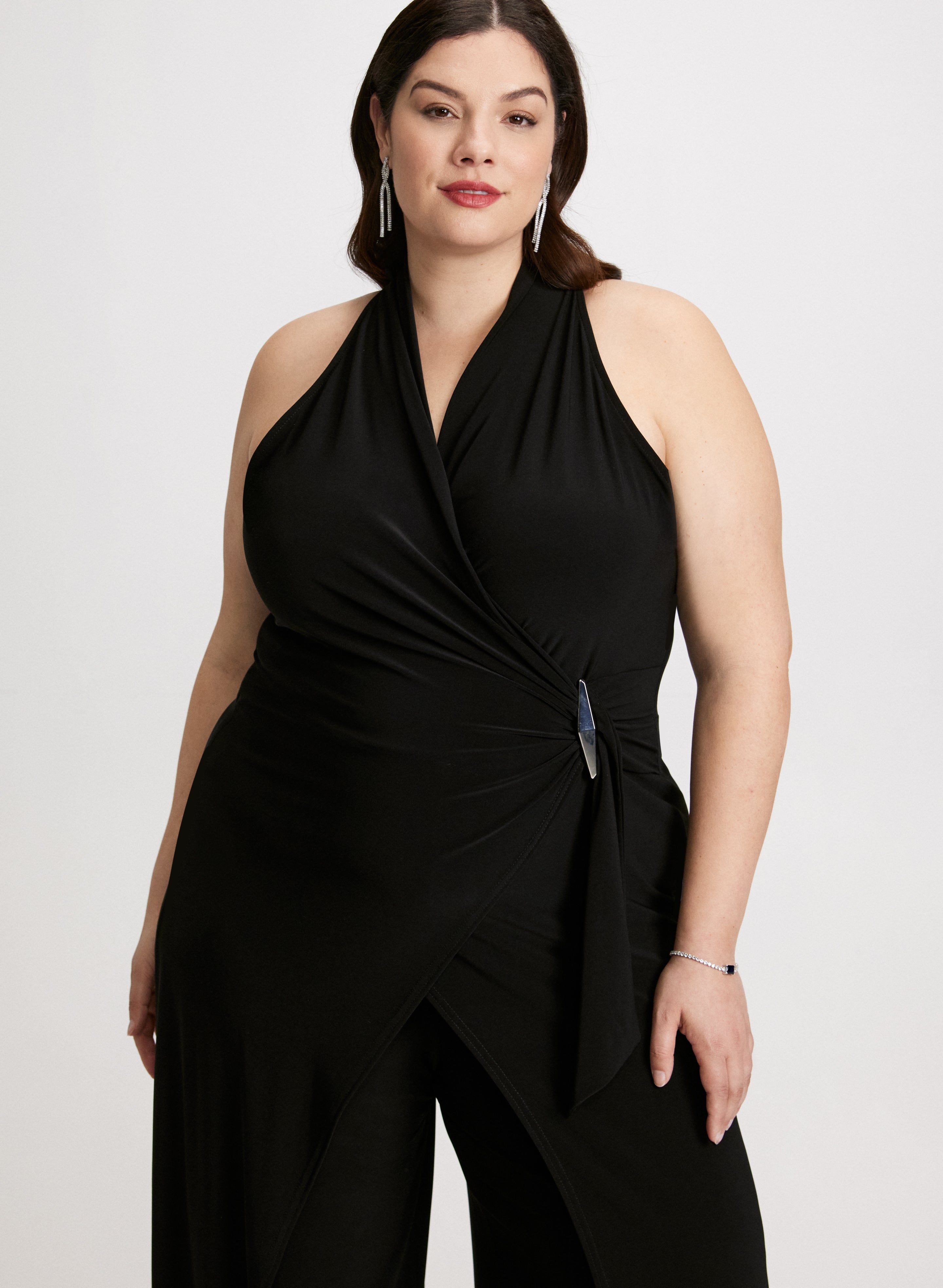 Silky Halter-Neck Jumpsuit sold by Laura product image thumbnail 4