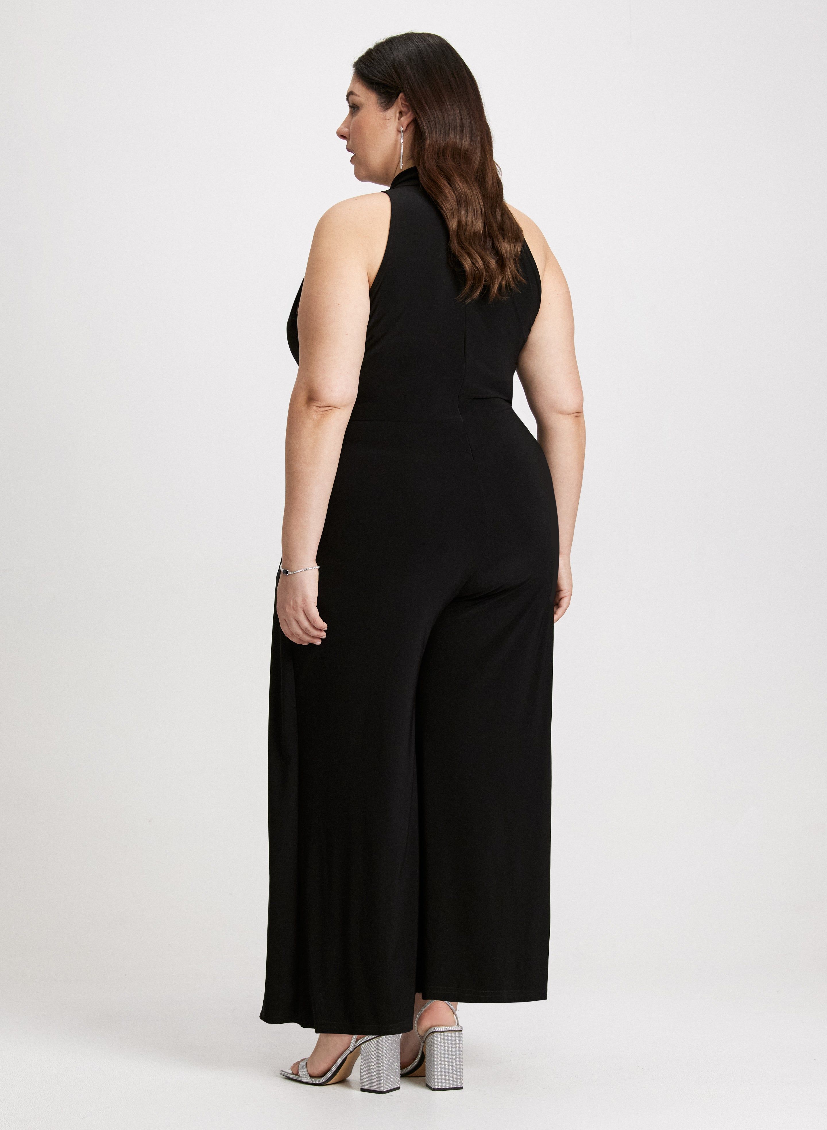 Silky Halter-Neck Jumpsuit sold by Laura product image thumbnail 3