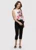 Sleeveless Floral Print Tee & Pull-On Essential Capris sold by Laura