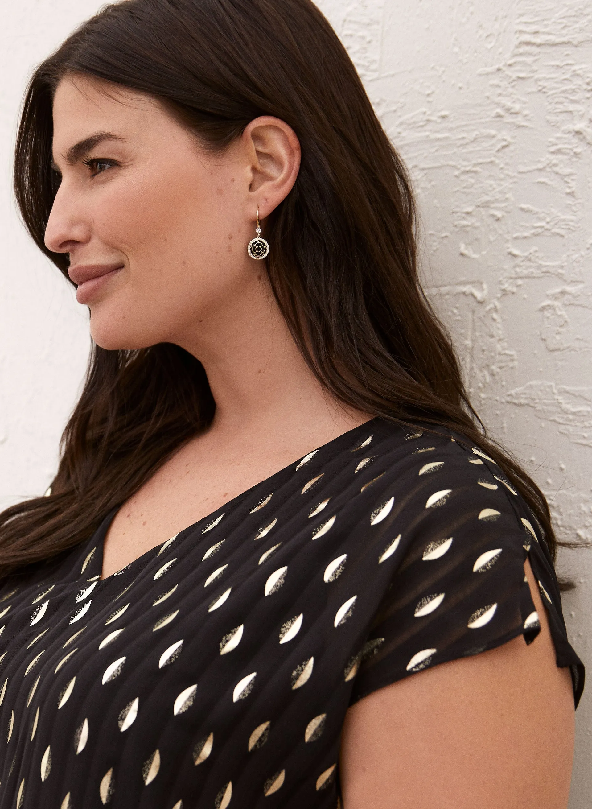 Metallic Pattern Tunic Blouse sold by Laura product image thumbnail 2