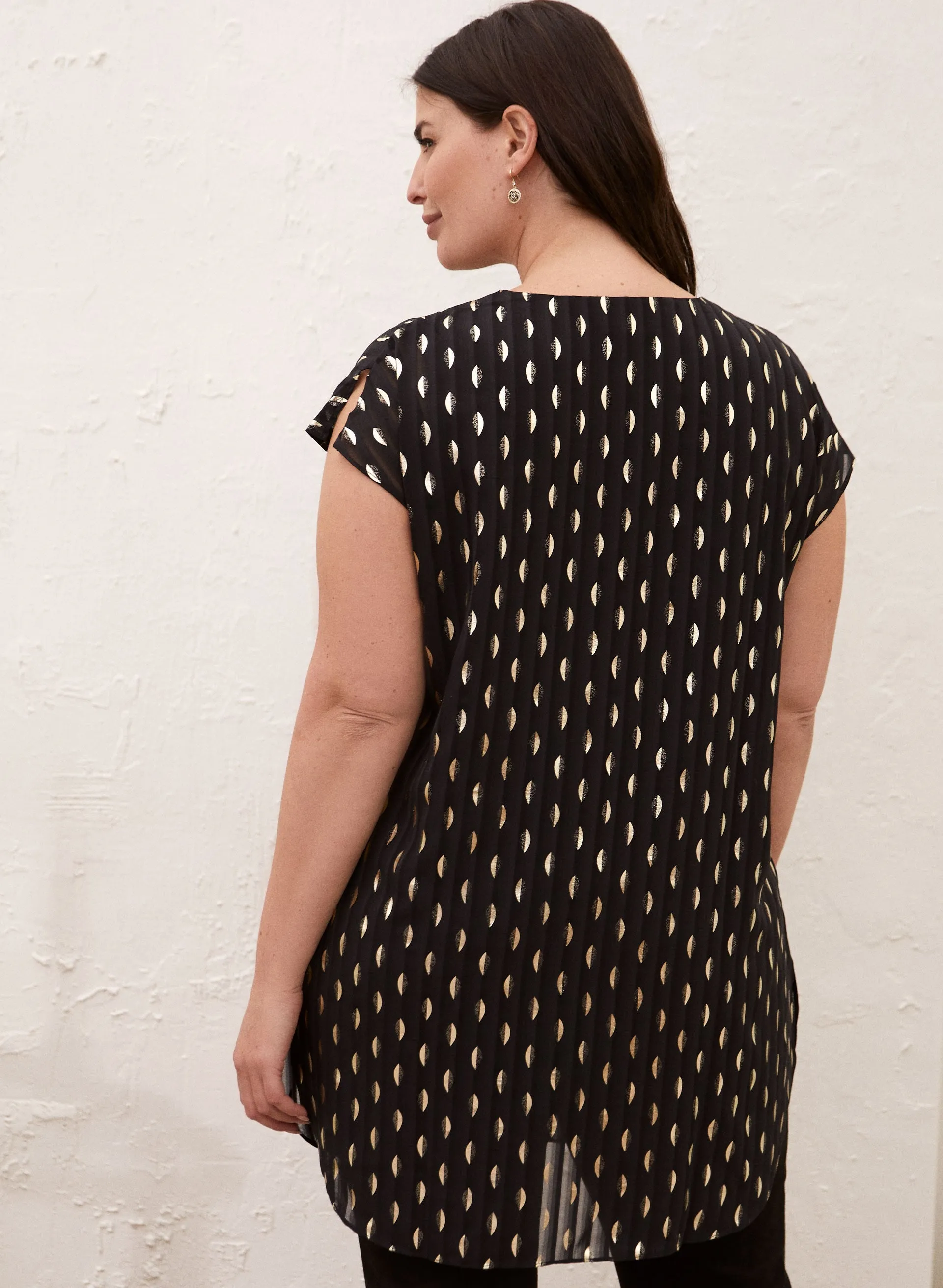 Metallic Pattern Tunic Blouse sold by Laura product image thumbnail 3