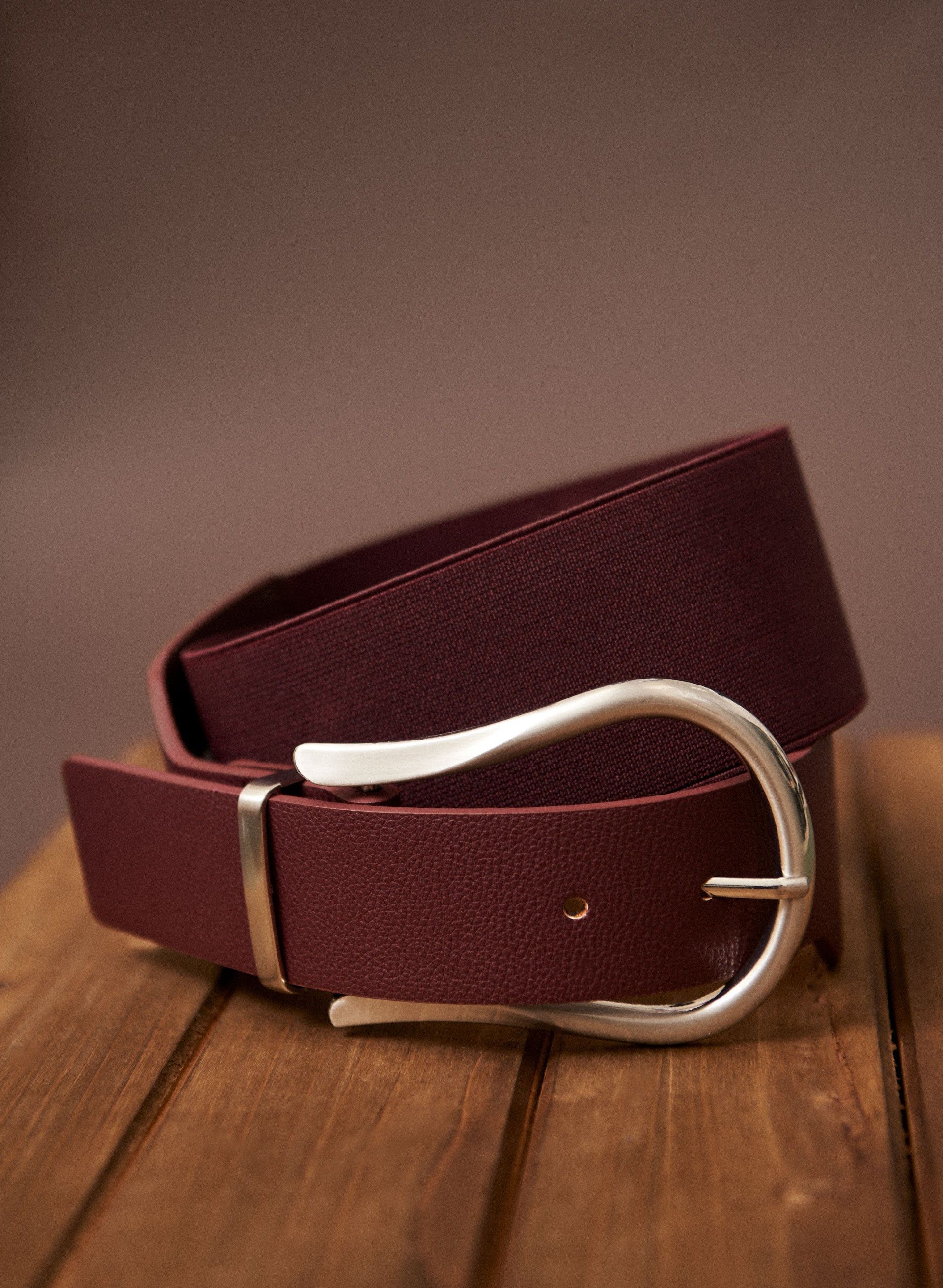 Horseshoe Buckle Elastic Belt sold by Laura