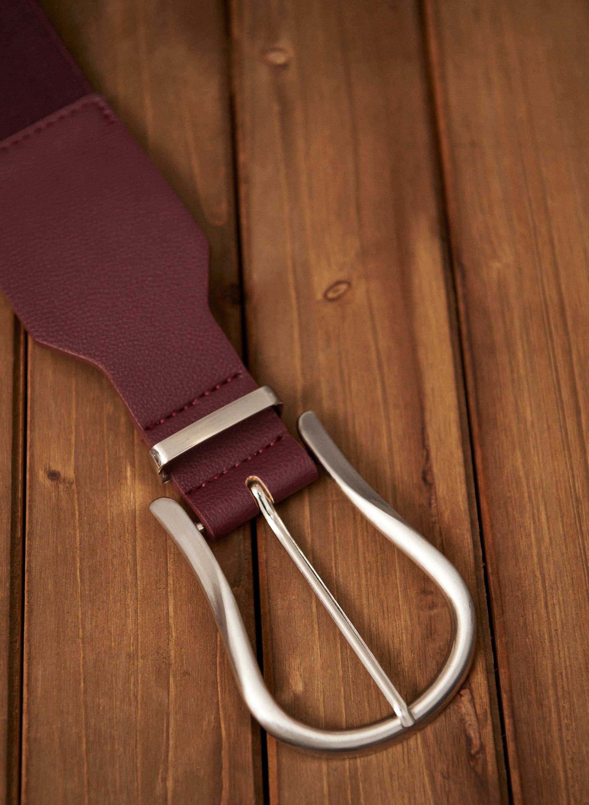 Horseshoe Buckle Elastic Belt sold by Laura product image thumbnail 2